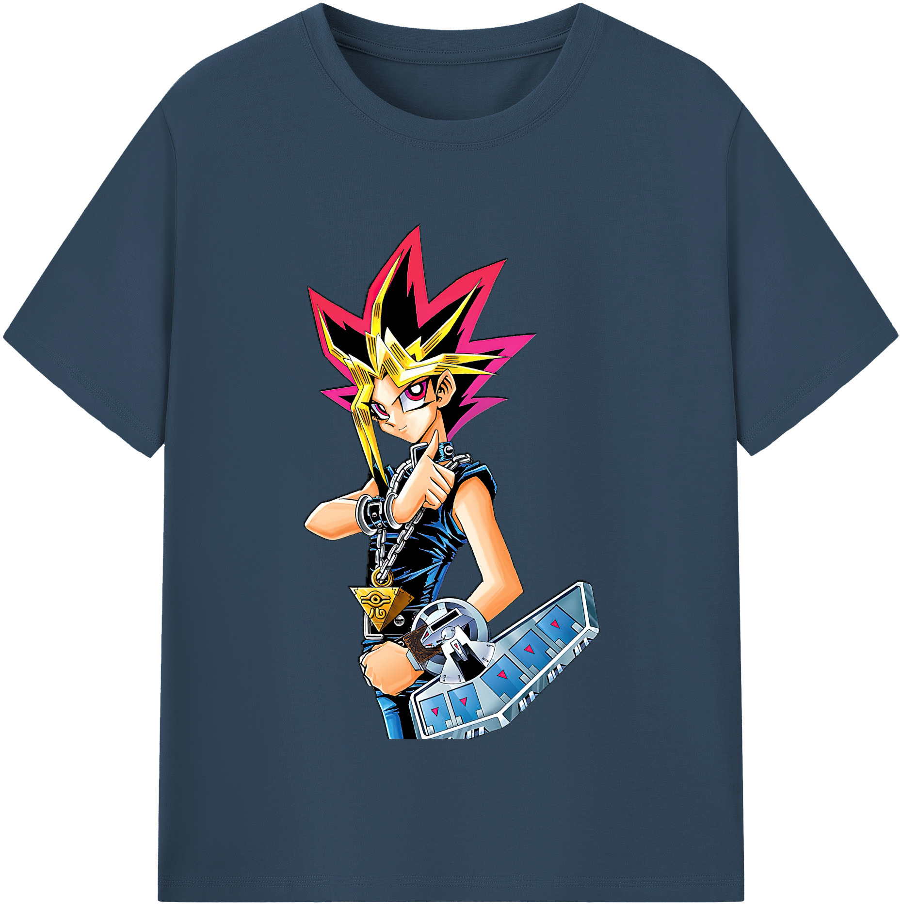 （画像用） 遊☆戯☆王 Yu-Gi-Oh! レディースカジュアルプリントTシャツ（綿100％）
