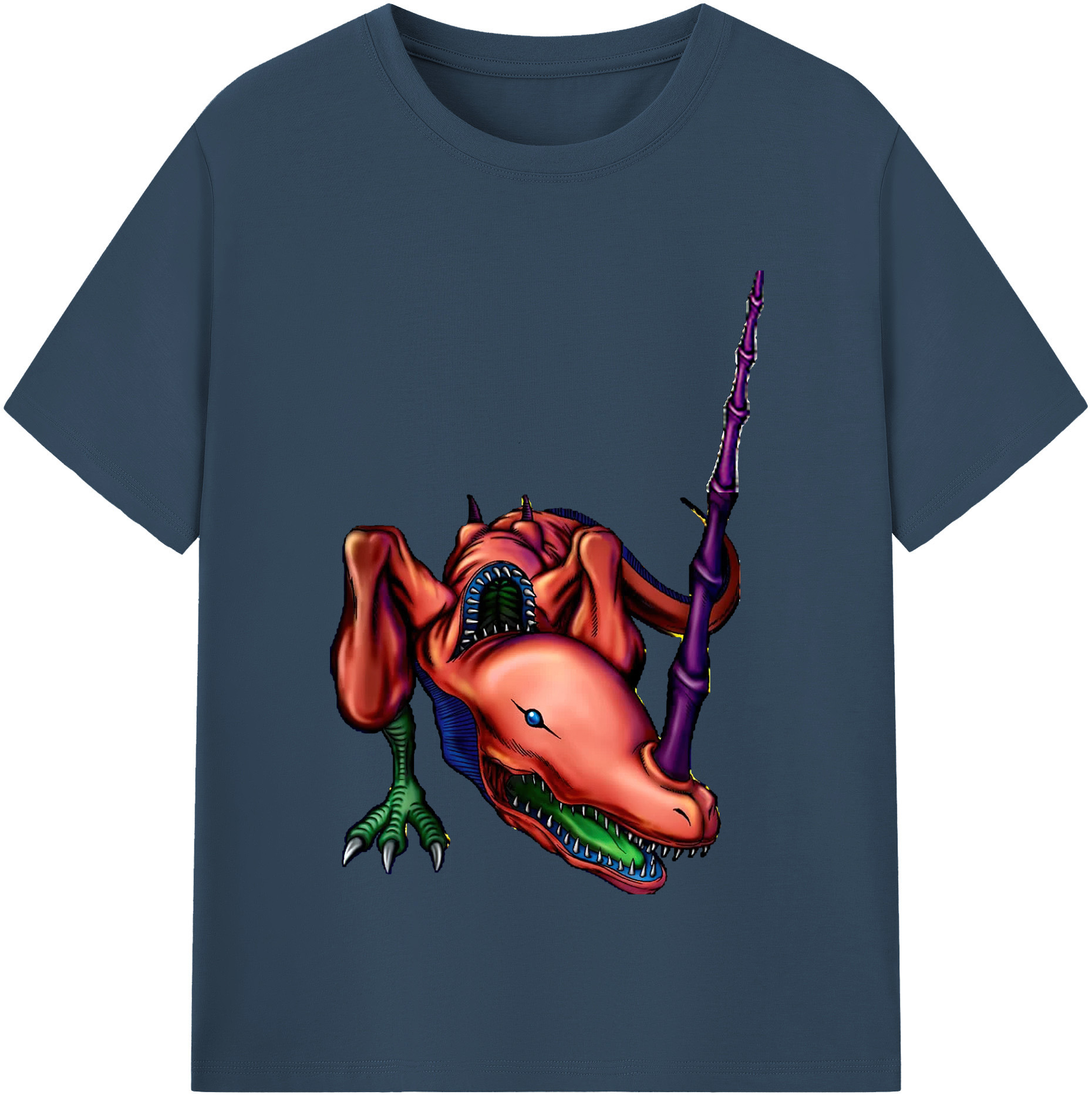 （画像用） 遊☆戯☆王 Yu-Gi-Oh! レディースカジュアルプリントTシャツ（綿100％）