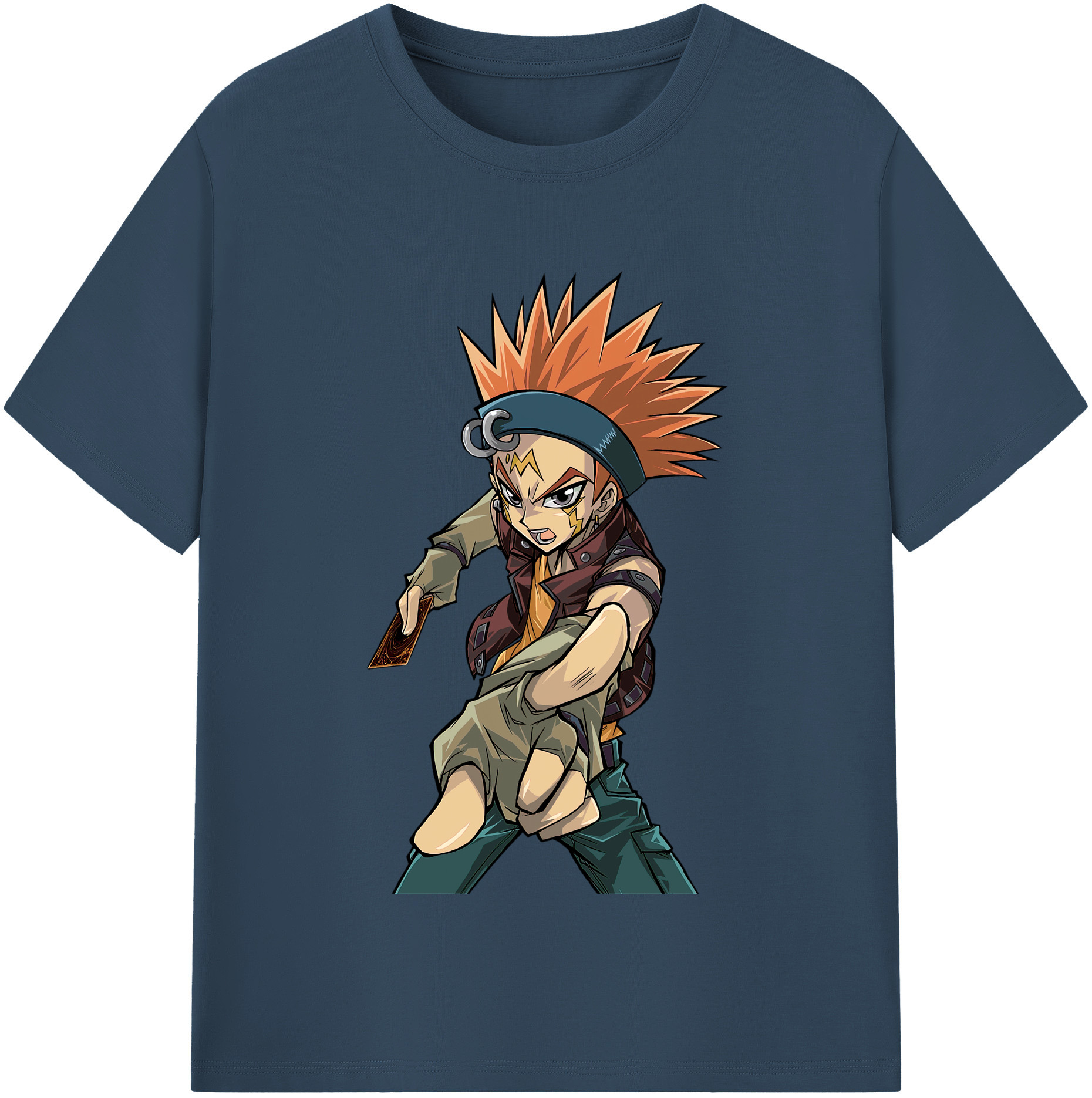 （画像用） 遊☆戯☆王 Yu-Gi-Oh! レディースカジュアルプリントTシャツ（綿100％）