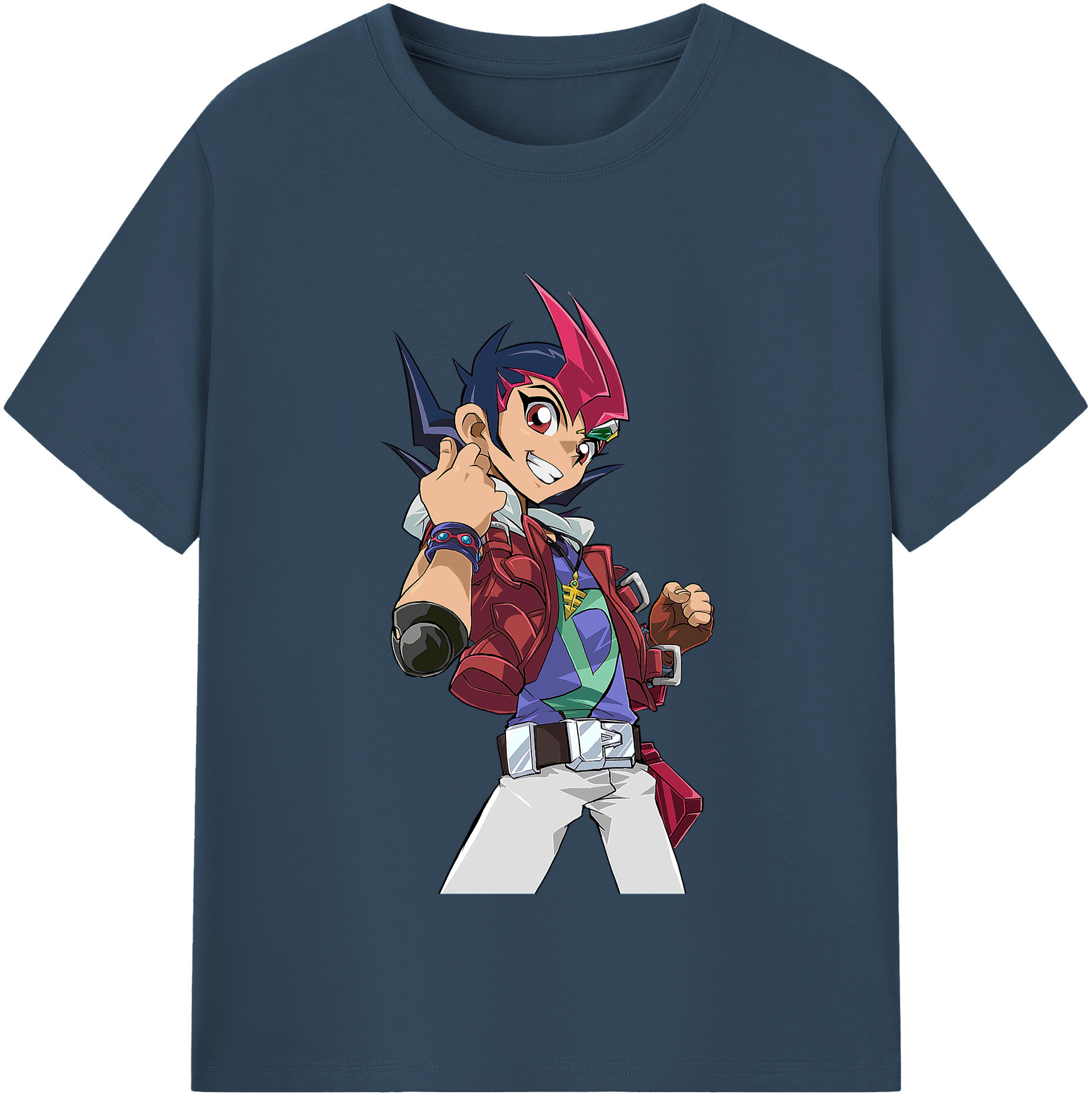 （画像用） 遊☆戯☆王 Yu-Gi-Oh! レディースカジュアルプリントTシャツ（綿100％）