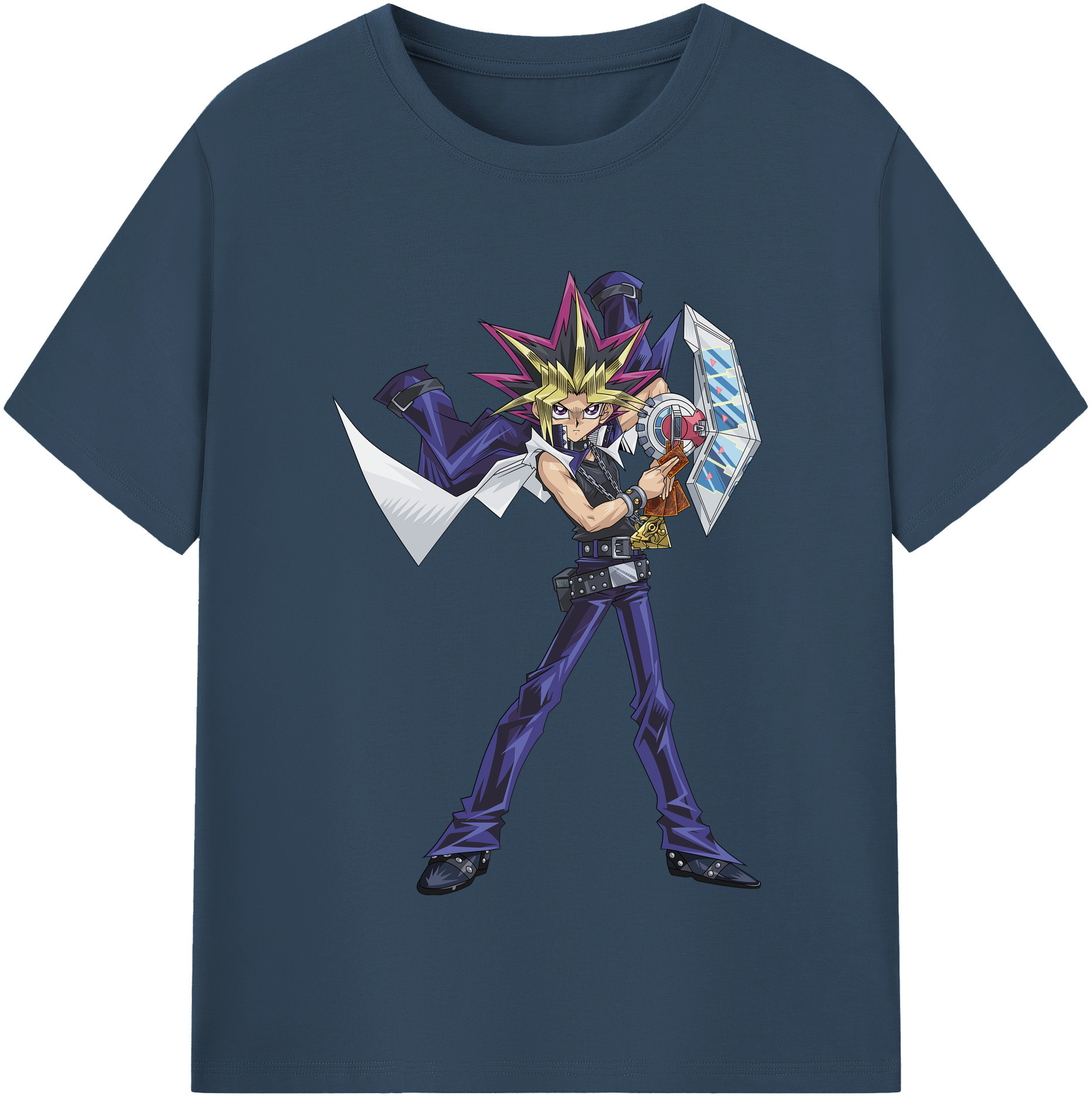 （画像用） 遊☆戯☆王 Yu-Gi-Oh! レディースカジュアルプリントTシャツ（綿100％）
