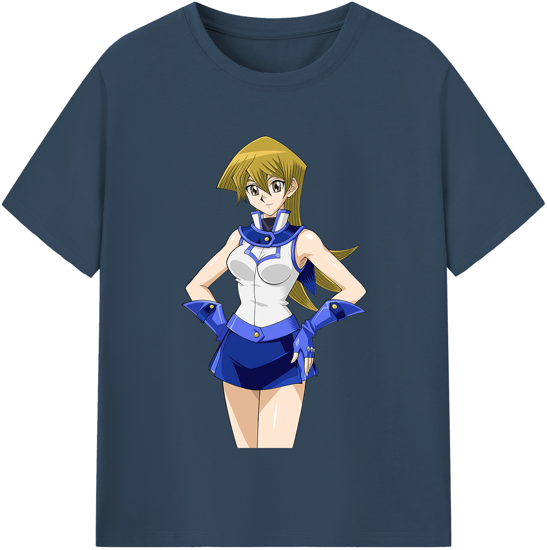 （画像用） 遊☆戯☆王 Yu-Gi-Oh! レディースカジュアルプリントTシャツ（綿100％）