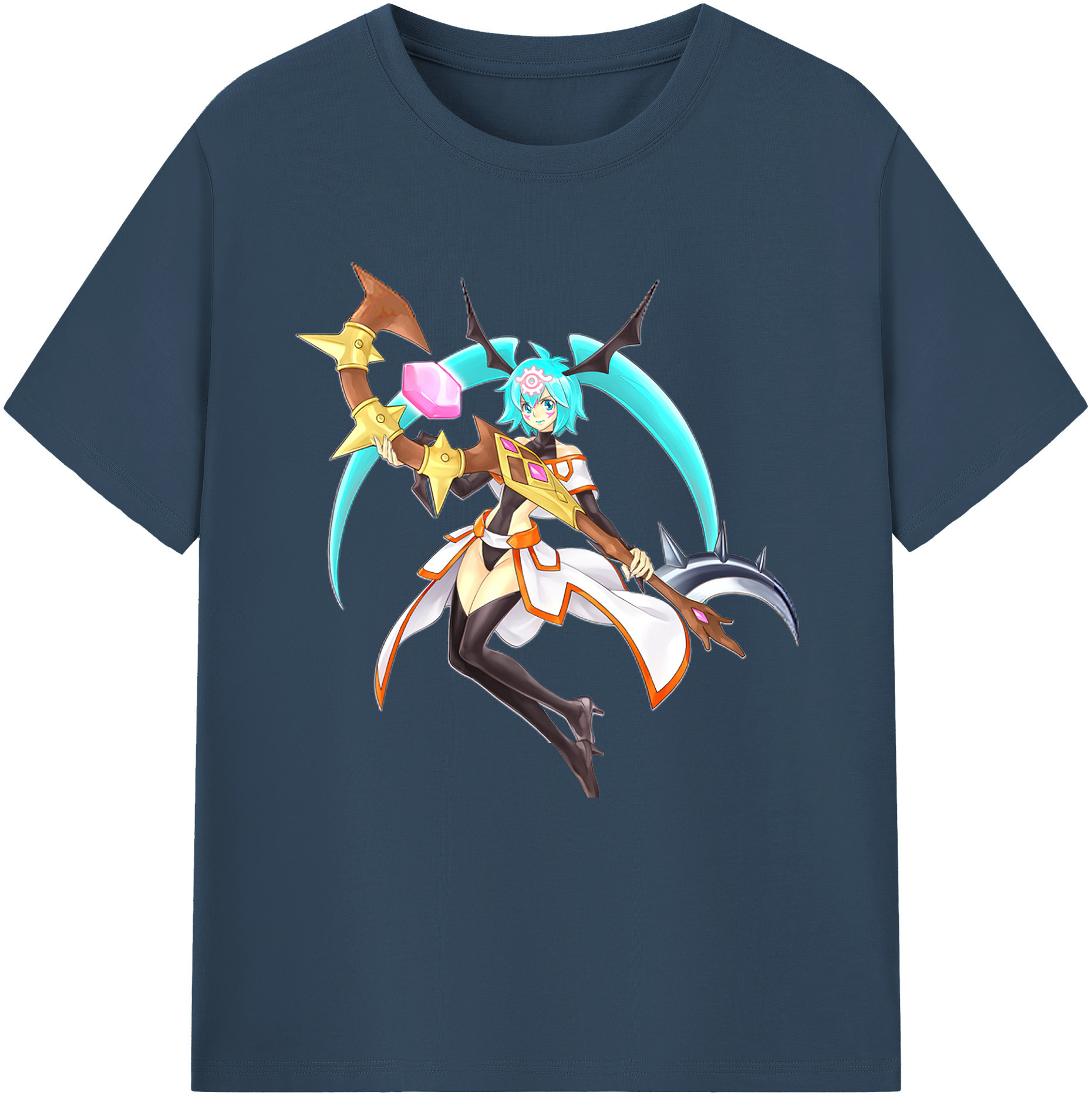 （画像用） 遊☆戯☆王 Yu-Gi-Oh! レディースカジュアルプリントTシャツ（綿100％）