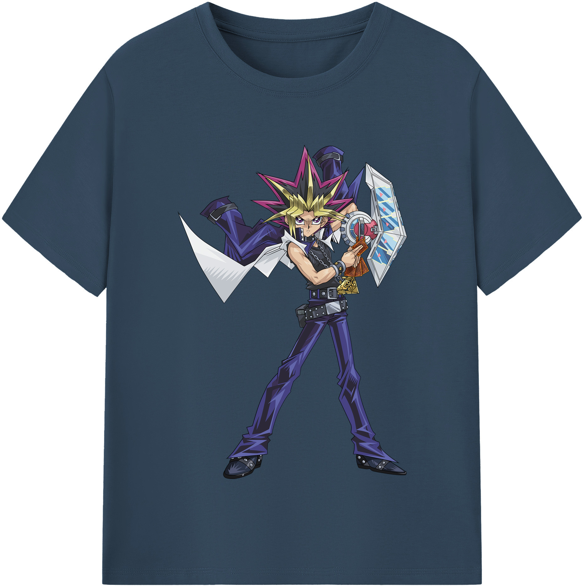 （画像用） 遊☆戯☆王 Yu-Gi-Oh! レディースカジュアルプリントTシャツ（綿100％）