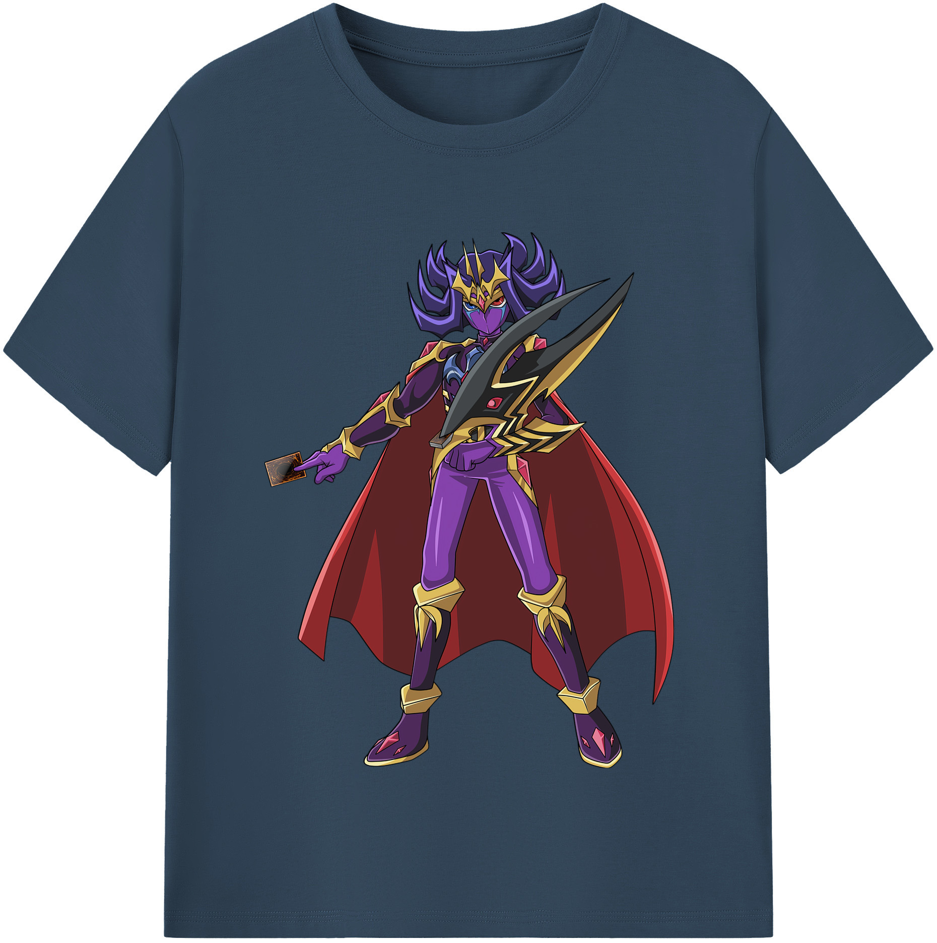（画像用） 遊☆戯☆王 Yu-Gi-Oh! レディースカジュアルプリントTシャツ（綿100％）