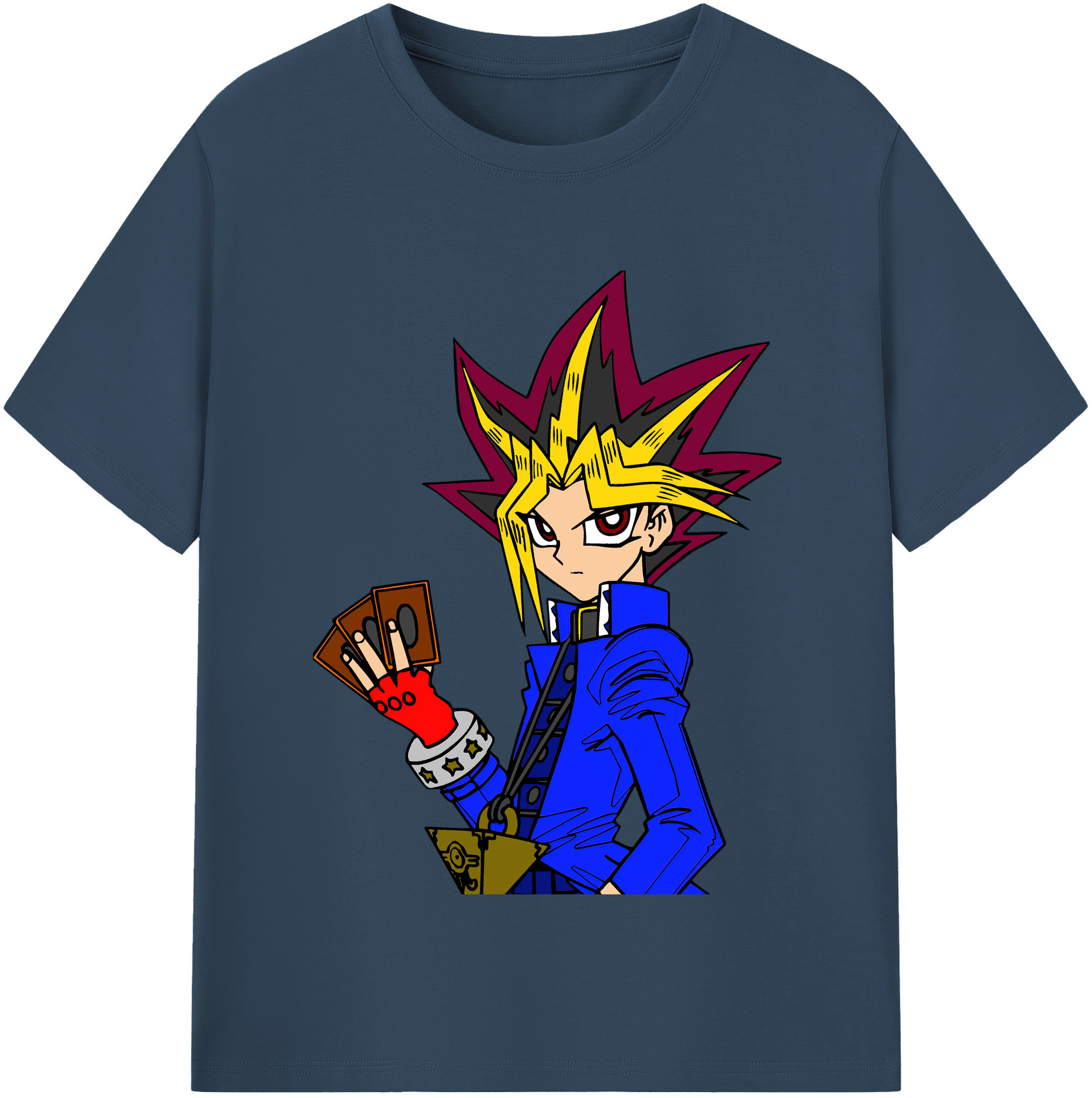 （画像用） 遊☆戯☆王 Yu-Gi-Oh! レディースカジュアルプリントTシャツ（綿100％）