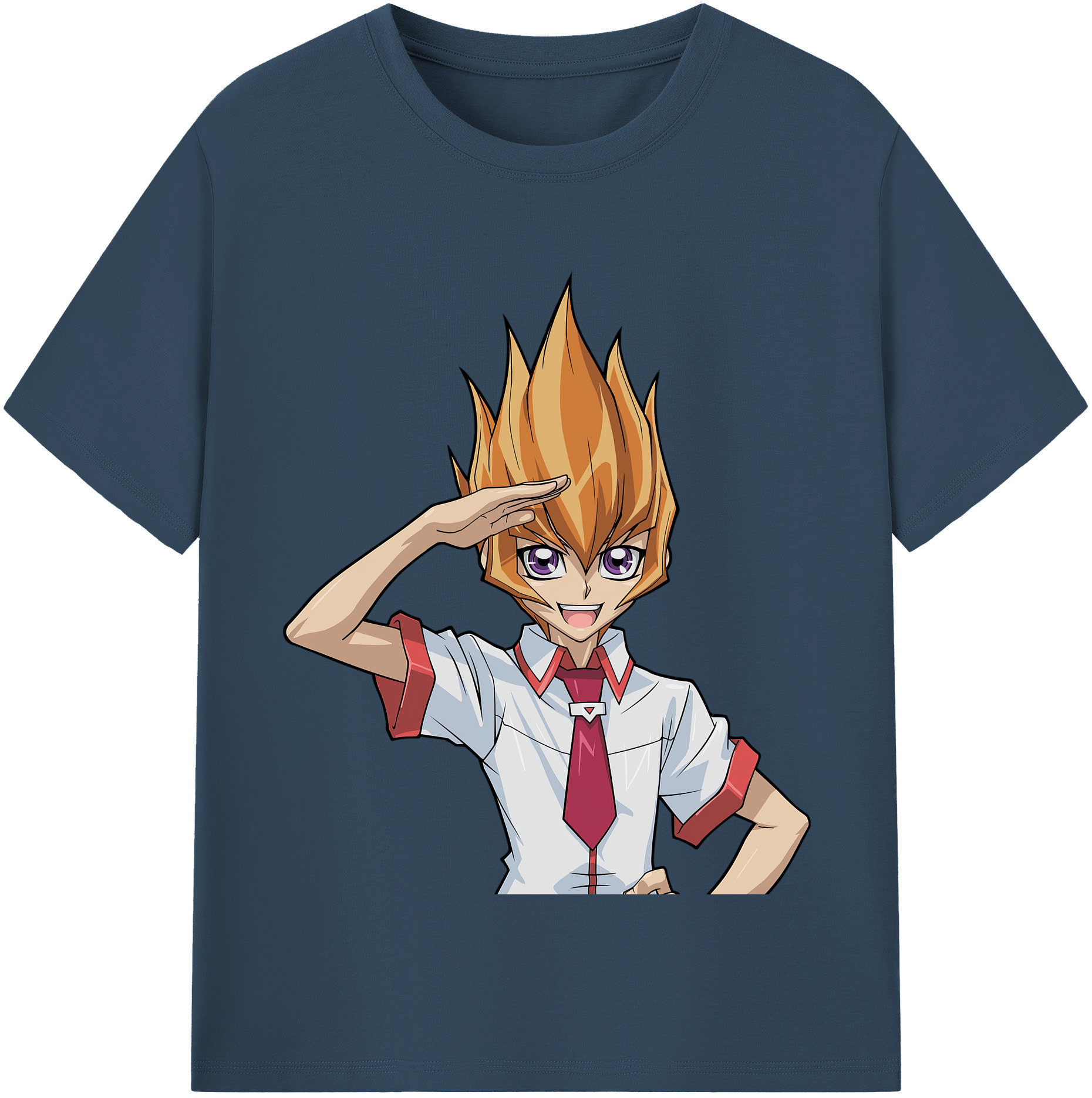 （画像用） 遊☆戯☆王 Yu-Gi-Oh! レディースカジュアルプリントTシャツ（綿100％）