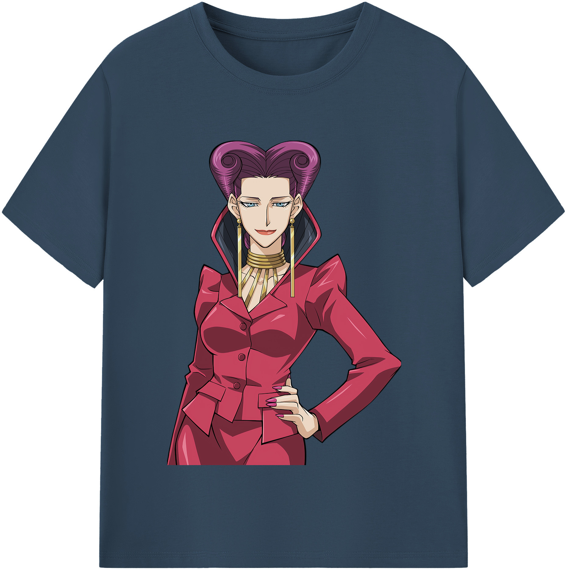 （画像用） 遊☆戯☆王 Yu-Gi-Oh! レディースカジュアルプリントTシャツ（綿100％）
