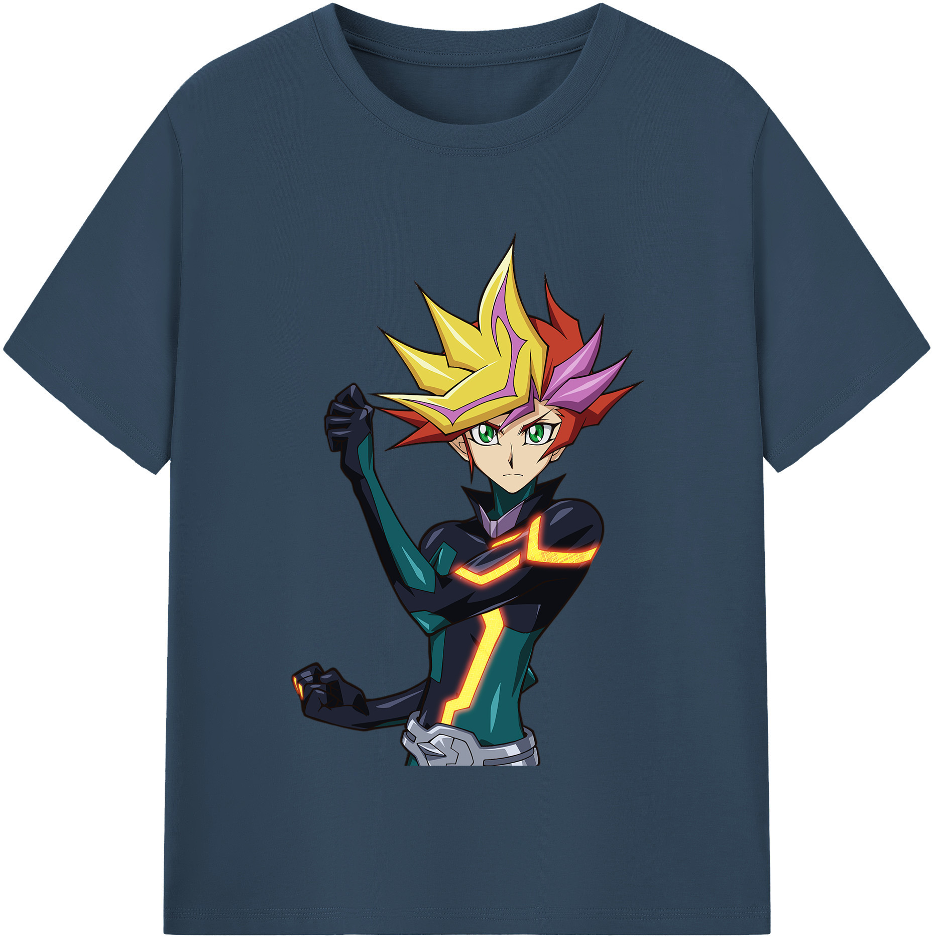 （画像用） 遊☆戯☆王 Yu-Gi-Oh! レディースカジュアルプリントTシャツ（綿100％）