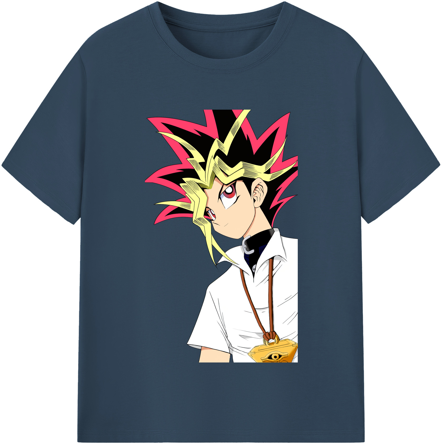 （画像用） 遊☆戯☆王 Yu-Gi-Oh! レディースカジュアルプリントTシャツ（綿100％）