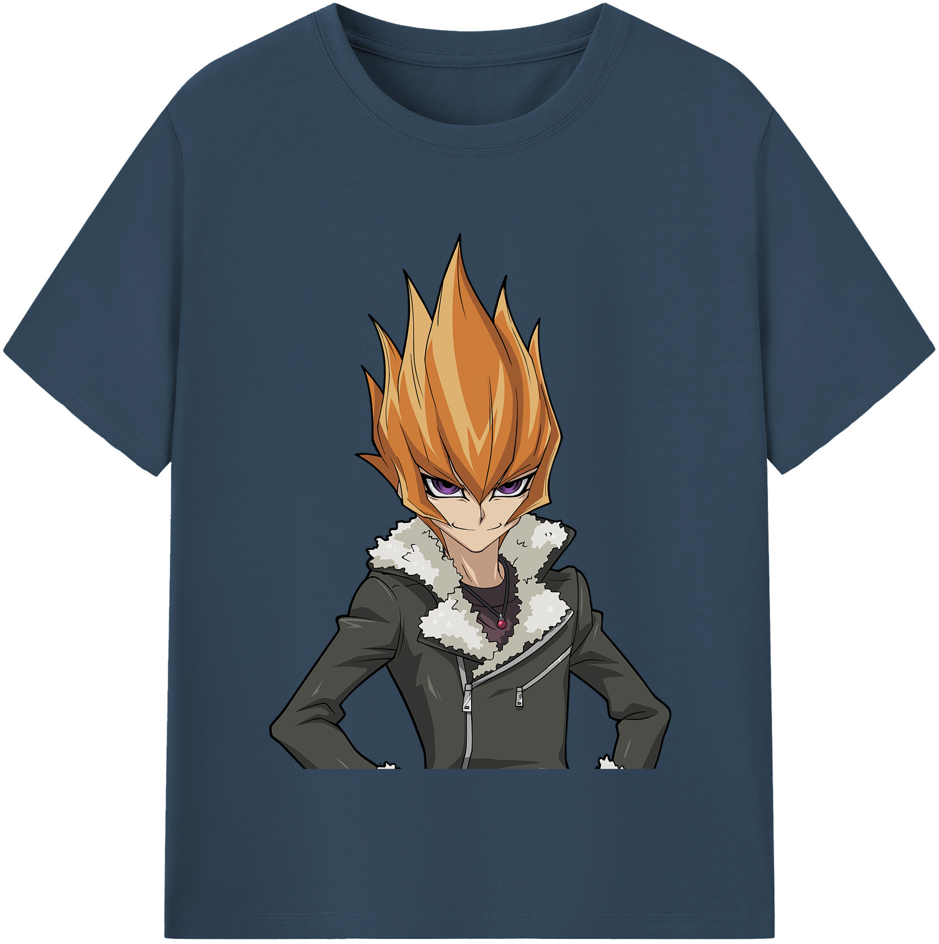 （画像用） 遊☆戯☆王 Yu-Gi-Oh! レディースカジュアルプリントTシャツ（綿100％）