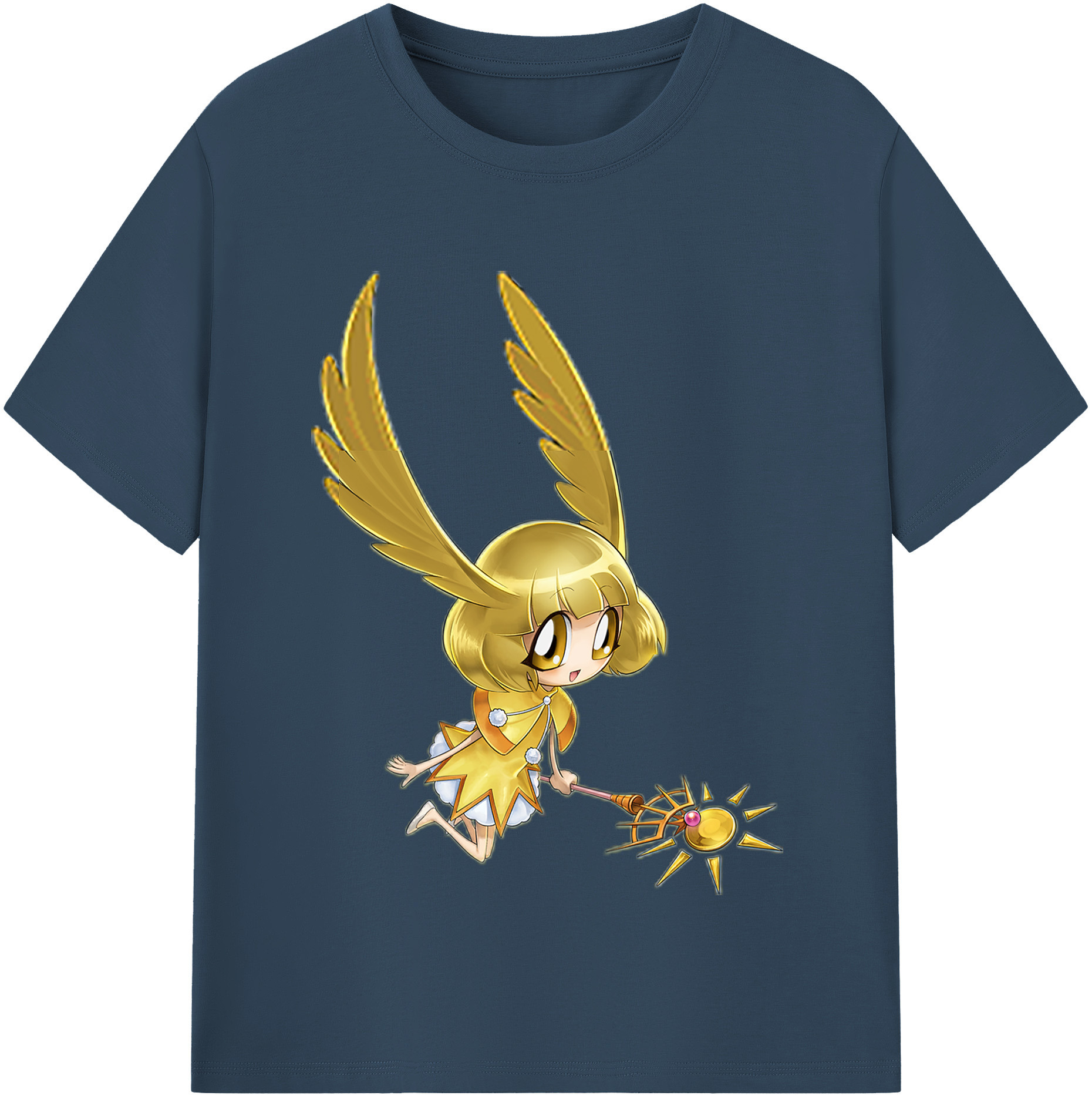 （画像用） 遊☆戯☆王 Yu-Gi-Oh! レディースカジュアルプリントTシャツ（綿100％）