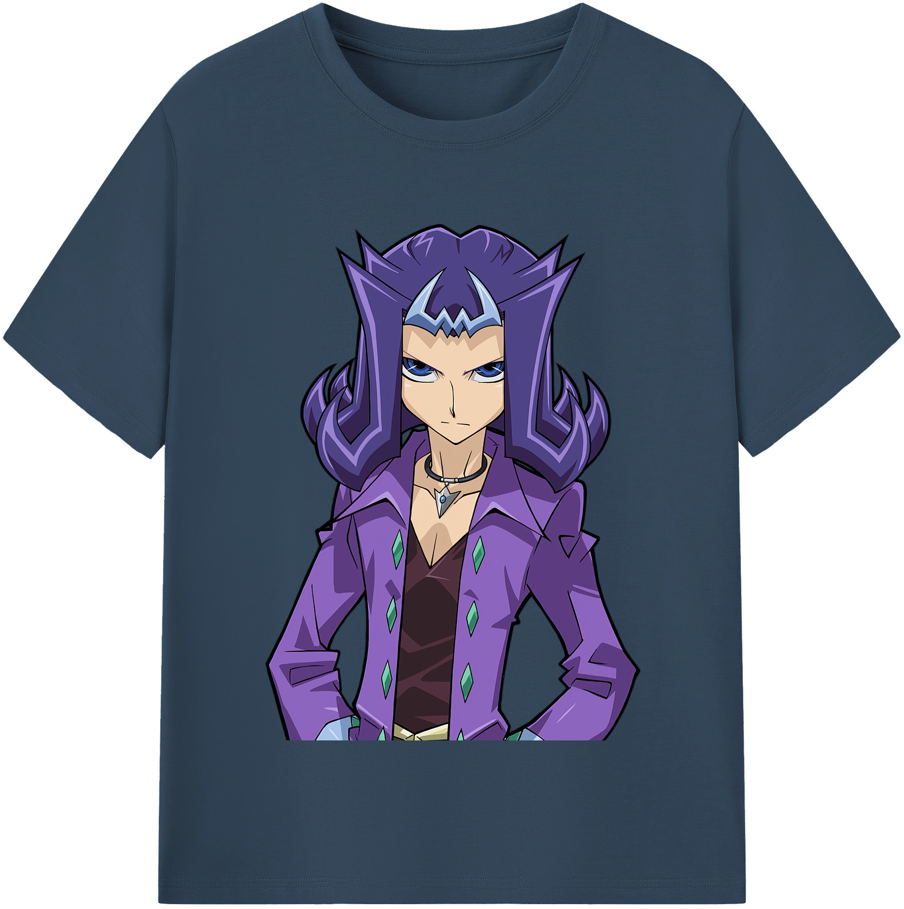 （画像用） 遊☆戯☆王 Yu-Gi-Oh! レディースカジュアルプリントTシャツ（綿100％）