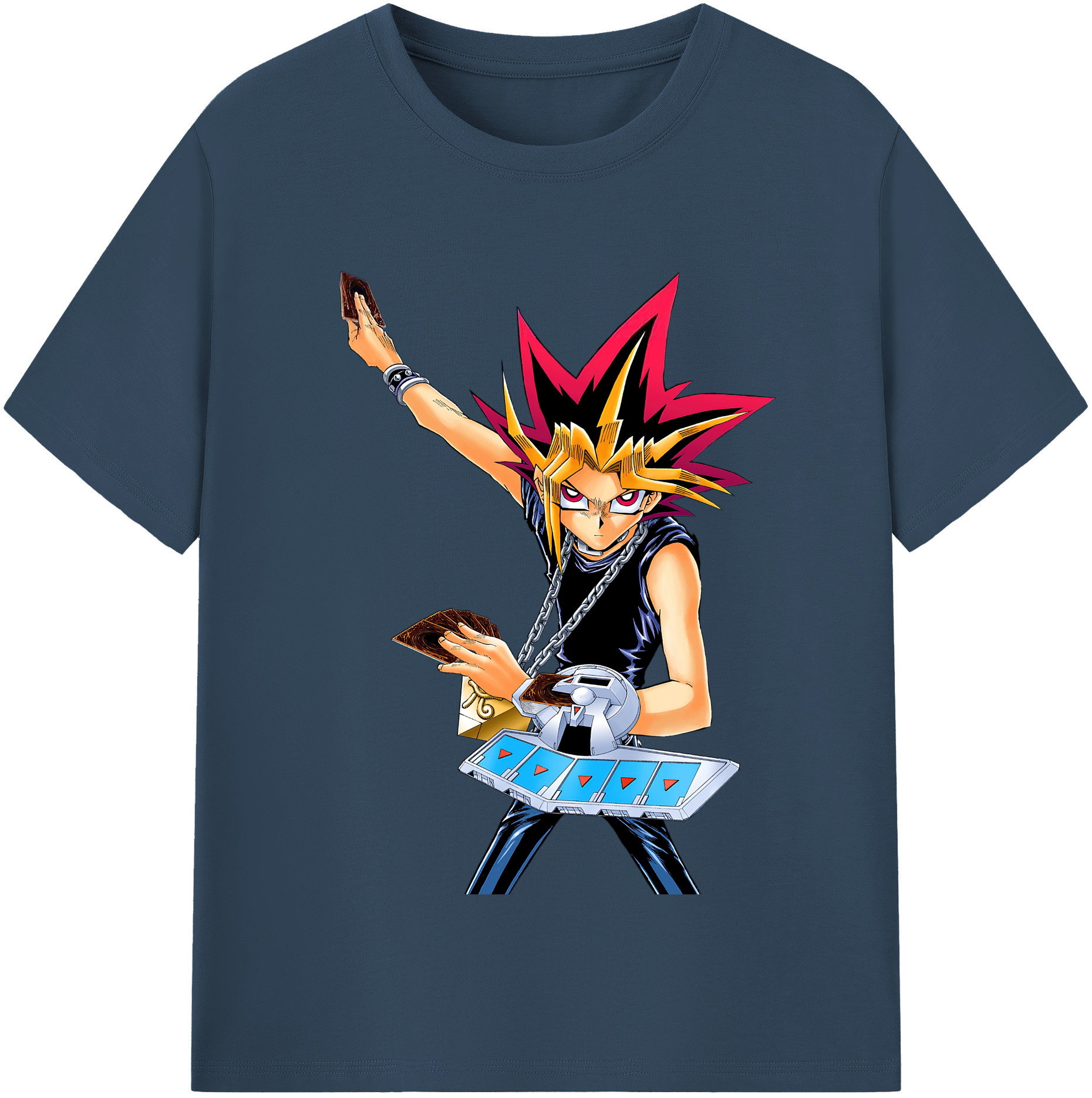 （画像用） 遊☆戯☆王 Yu-Gi-Oh! レディースカジュアルプリントTシャツ（綿100％）