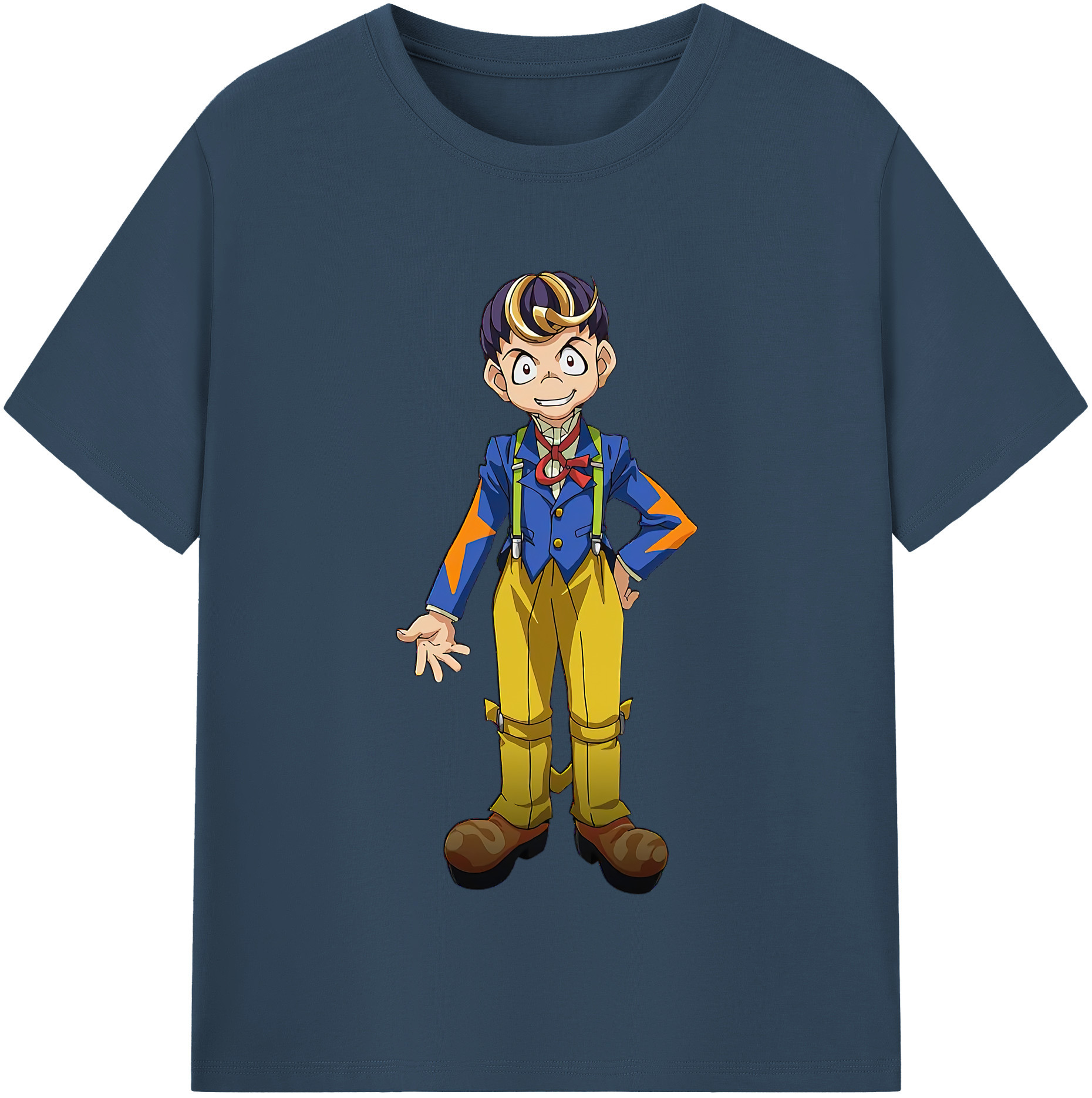 （画像用） 遊☆戯☆王 Yu-Gi-Oh! レディースカジュアルプリントTシャツ（綿100％）