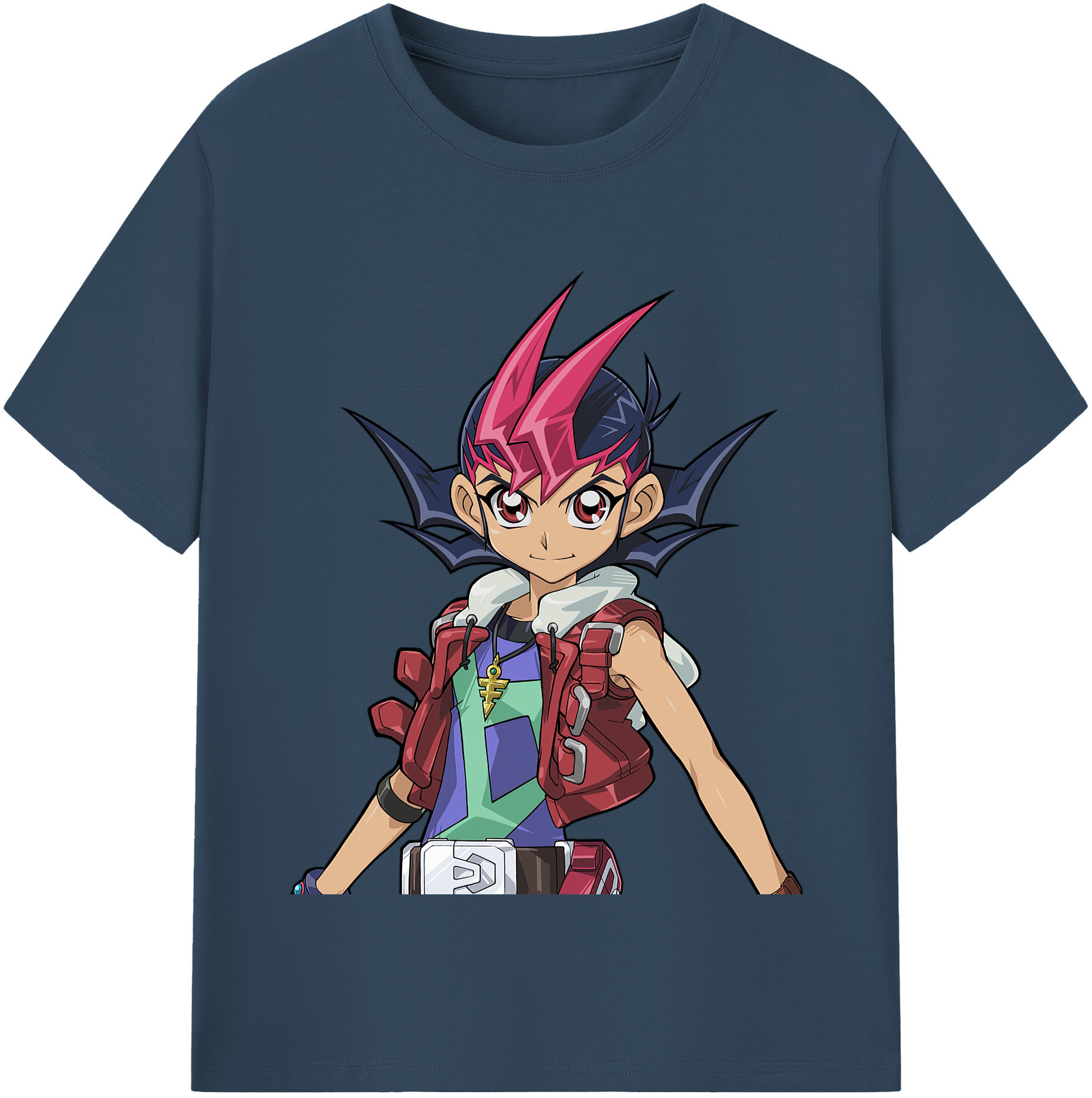 （画像用） 遊☆戯☆王 Yu-Gi-Oh! レディースカジュアルプリントTシャツ（綿100％）