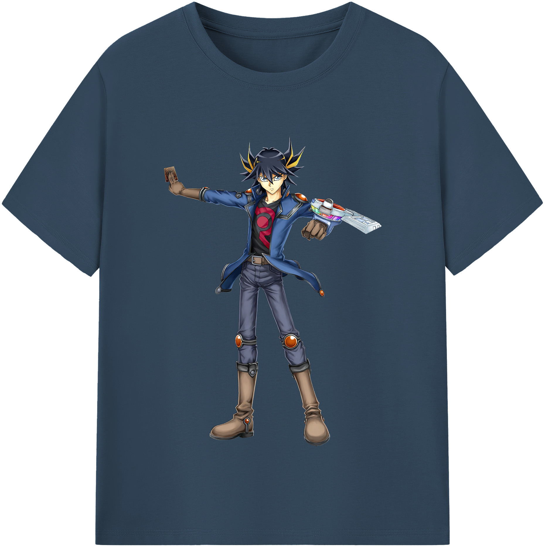 （画像用） 遊☆戯☆王 Yu-Gi-Oh! レディースカジュアルプリントTシャツ（綿100％）