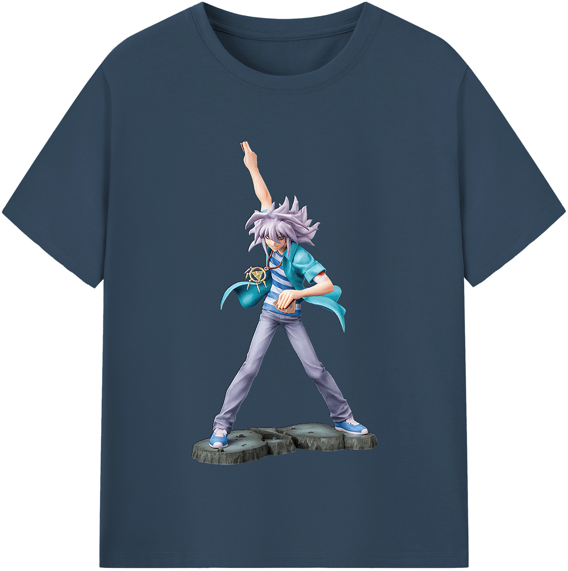 （画像用） 遊☆戯☆王 Yu-Gi-Oh! レディースカジュアルプリントTシャツ（綿100％）