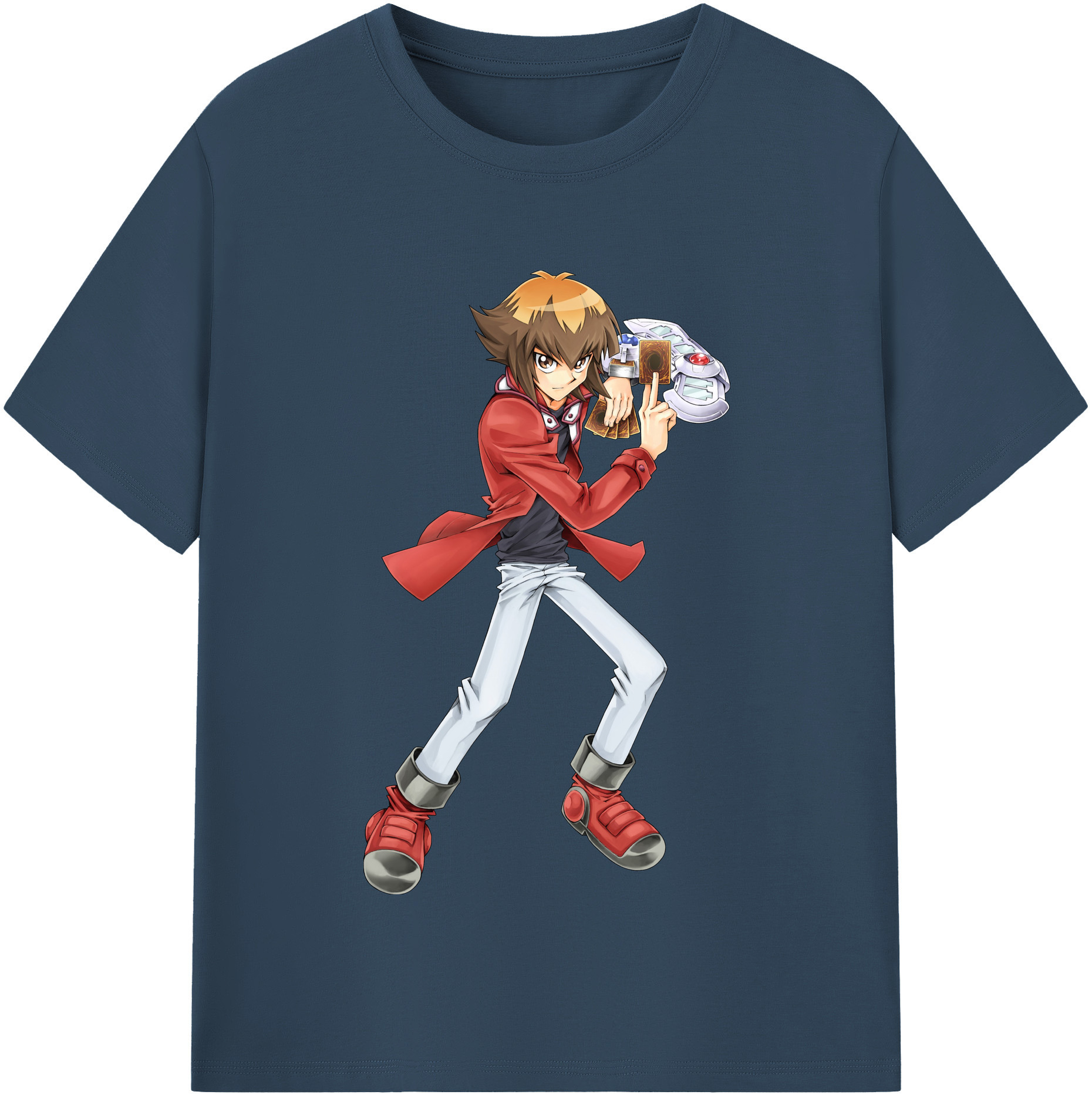 （画像用） 遊☆戯☆王 Yu-Gi-Oh! レディースカジュアルプリントTシャツ（綿100％）