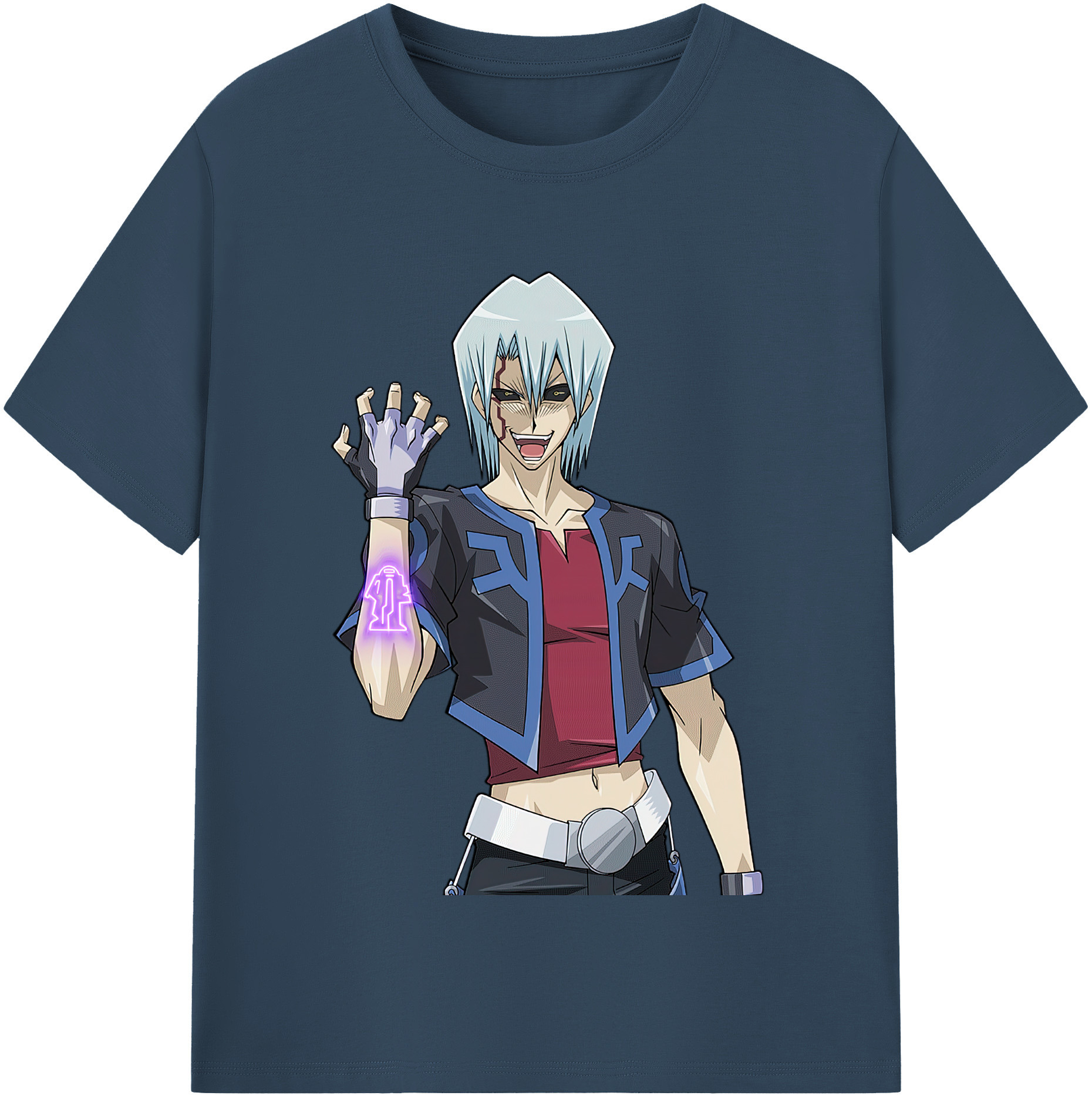 （画像用） 遊☆戯☆王 Yu-Gi-Oh! レディースカジュアルプリントTシャツ（綿100％）