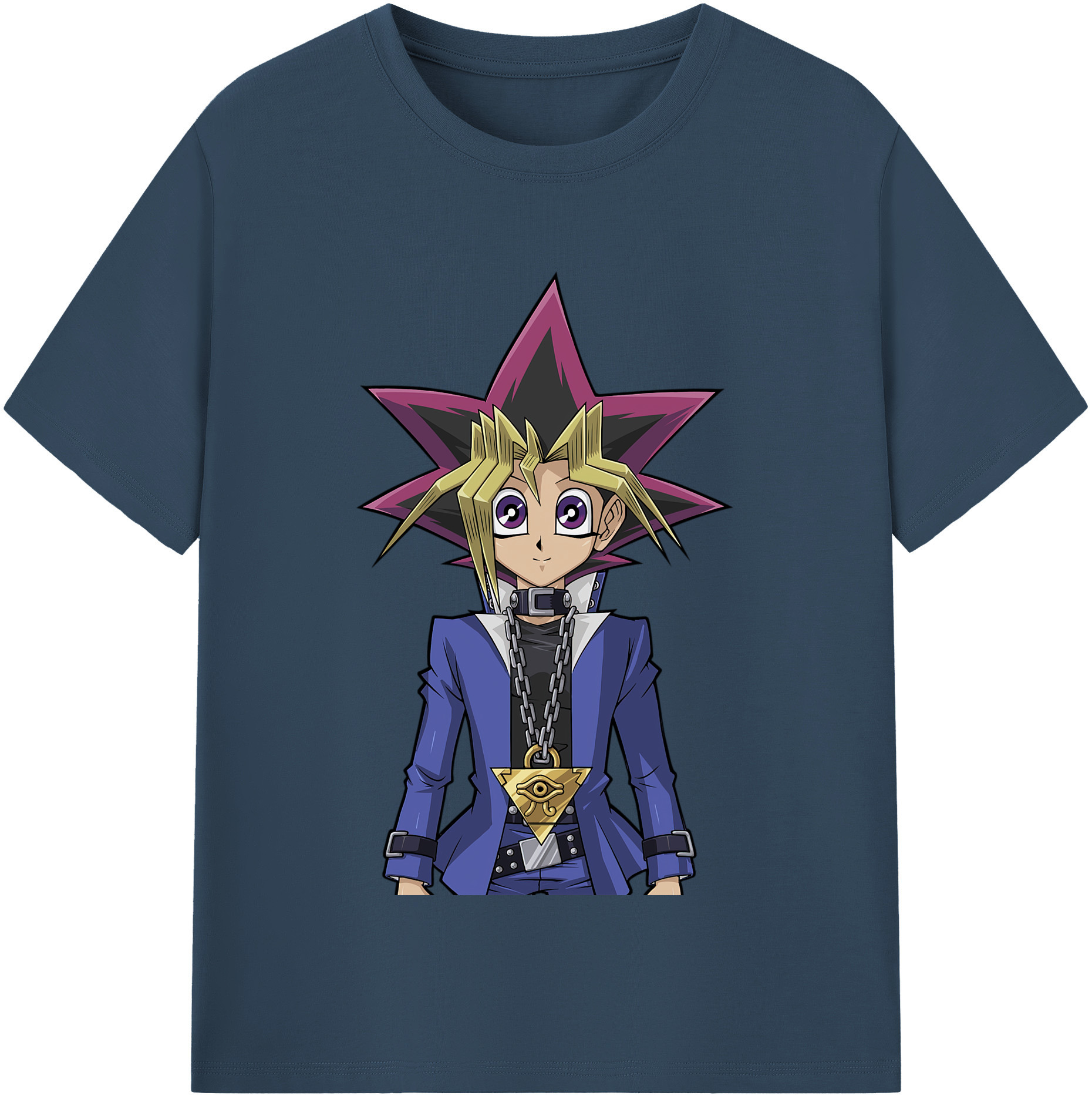 （画像用） 遊☆戯☆王 Yu-Gi-Oh! レディースカジュアルプリントTシャツ（綿100％）