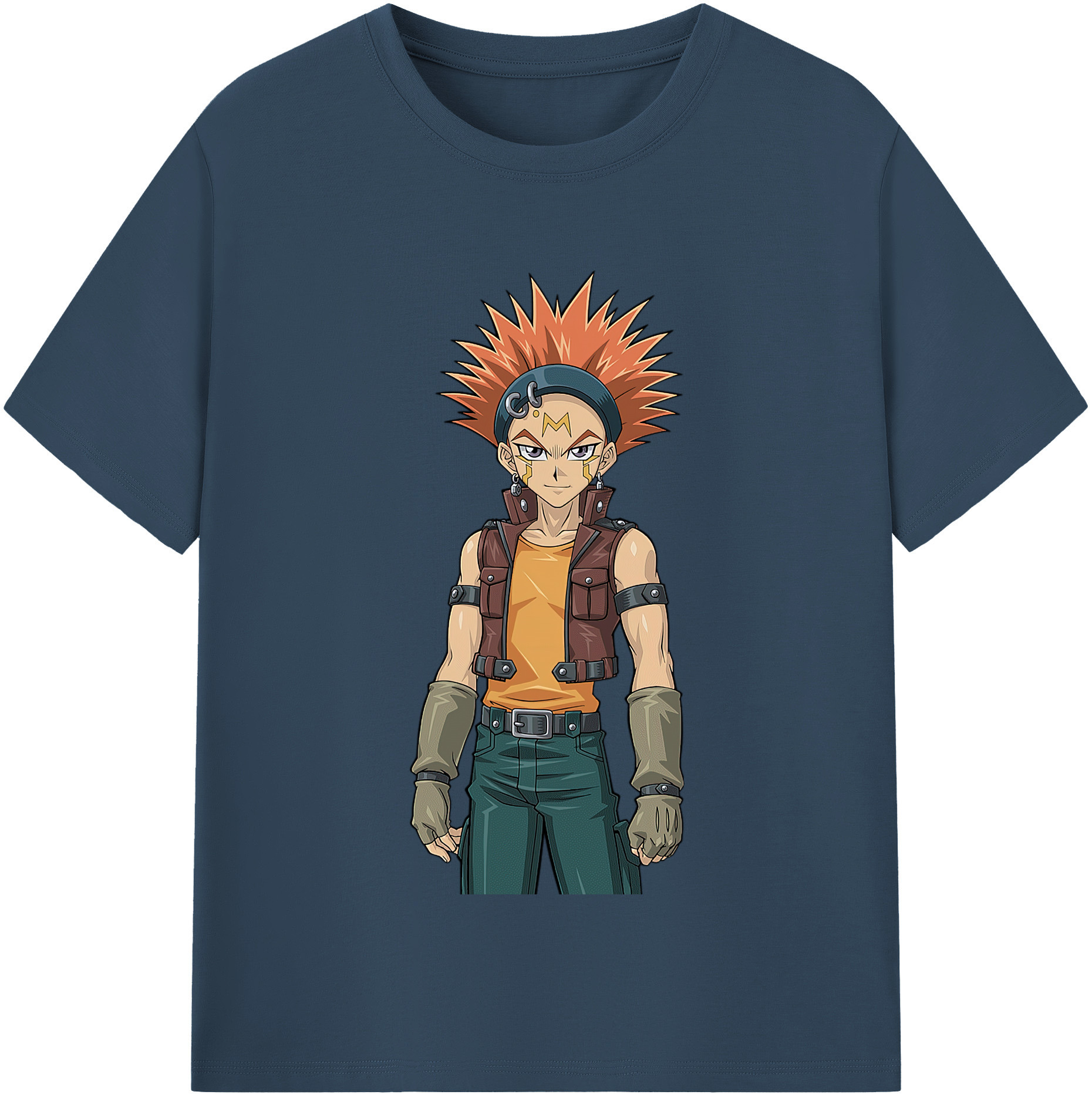 （画像用） 遊☆戯☆王 Yu-Gi-Oh! レディースカジュアルプリントTシャツ（綿100％）