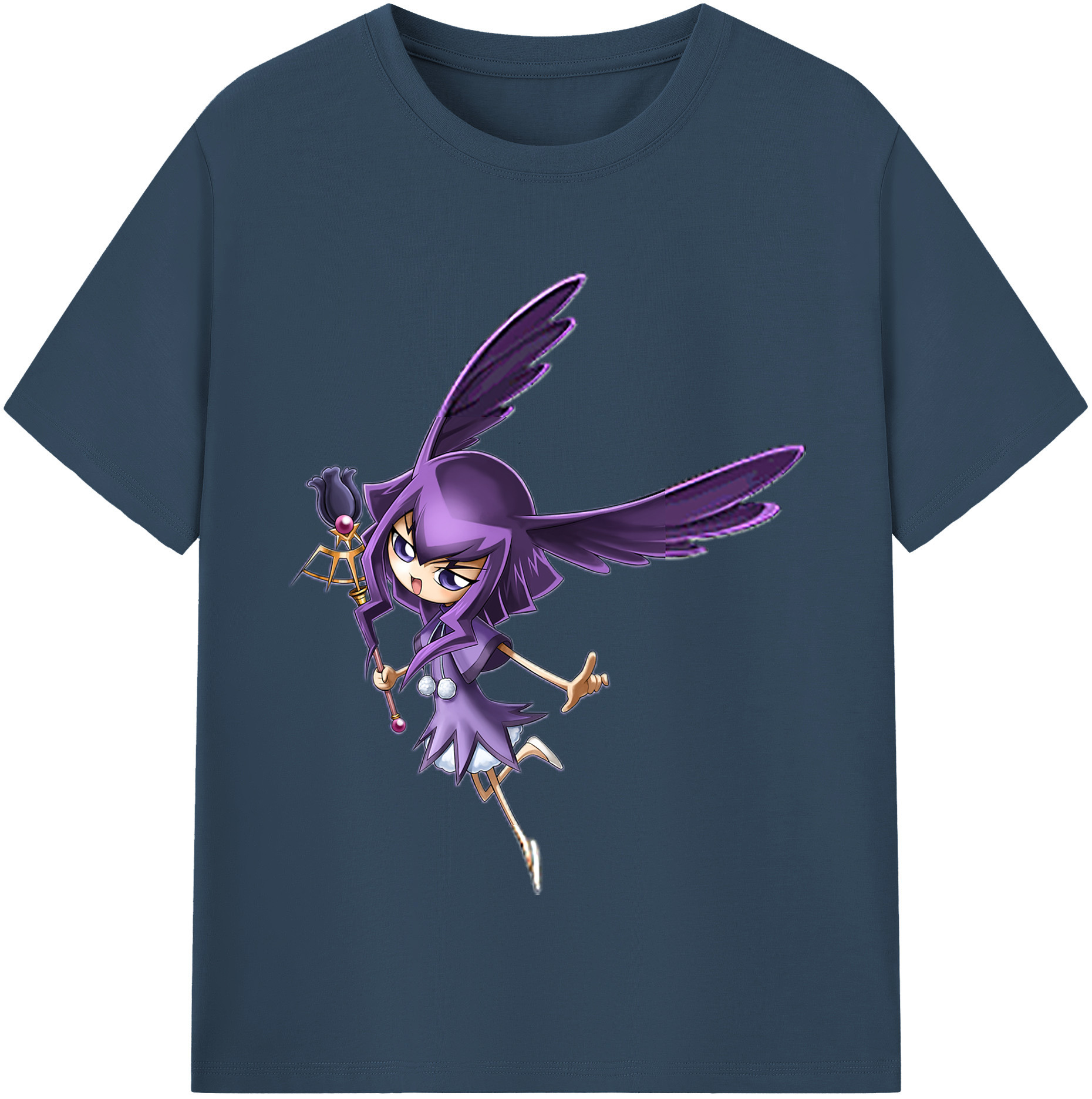 （画像用） 遊☆戯☆王 Yu-Gi-Oh! レディースカジュアルプリントTシャツ（綿100％）