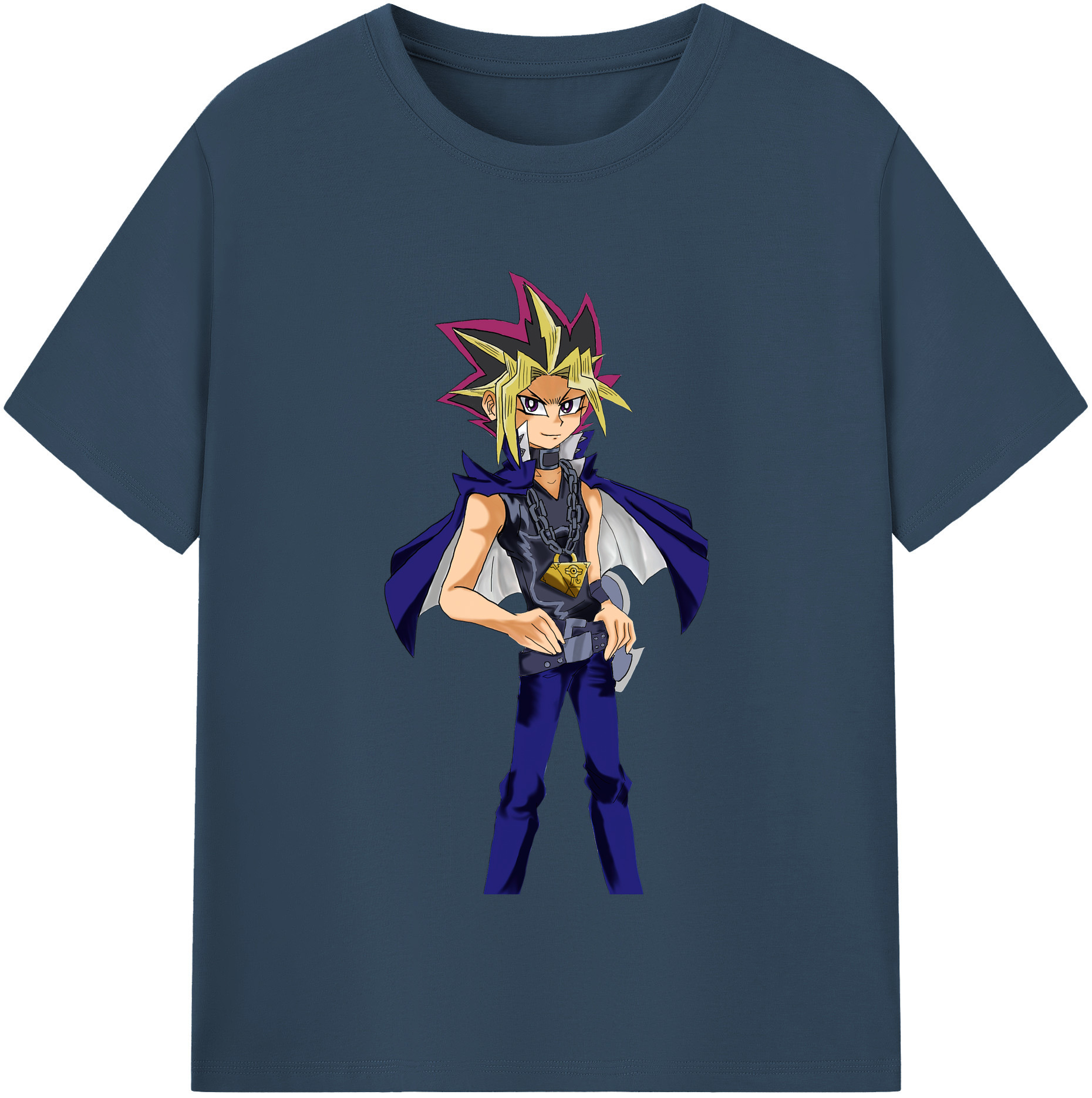 （画像用） 遊☆戯☆王 Yu-Gi-Oh! レディースカジュアルプリントTシャツ（綿100％）