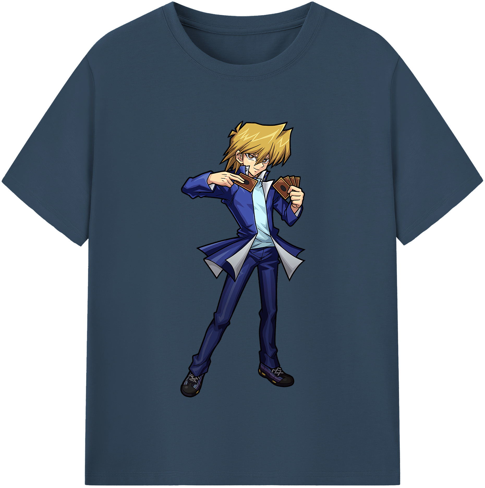 （画像用） 遊☆戯☆王 Yu-Gi-Oh! レディースカジュアルプリントTシャツ（綿100％）