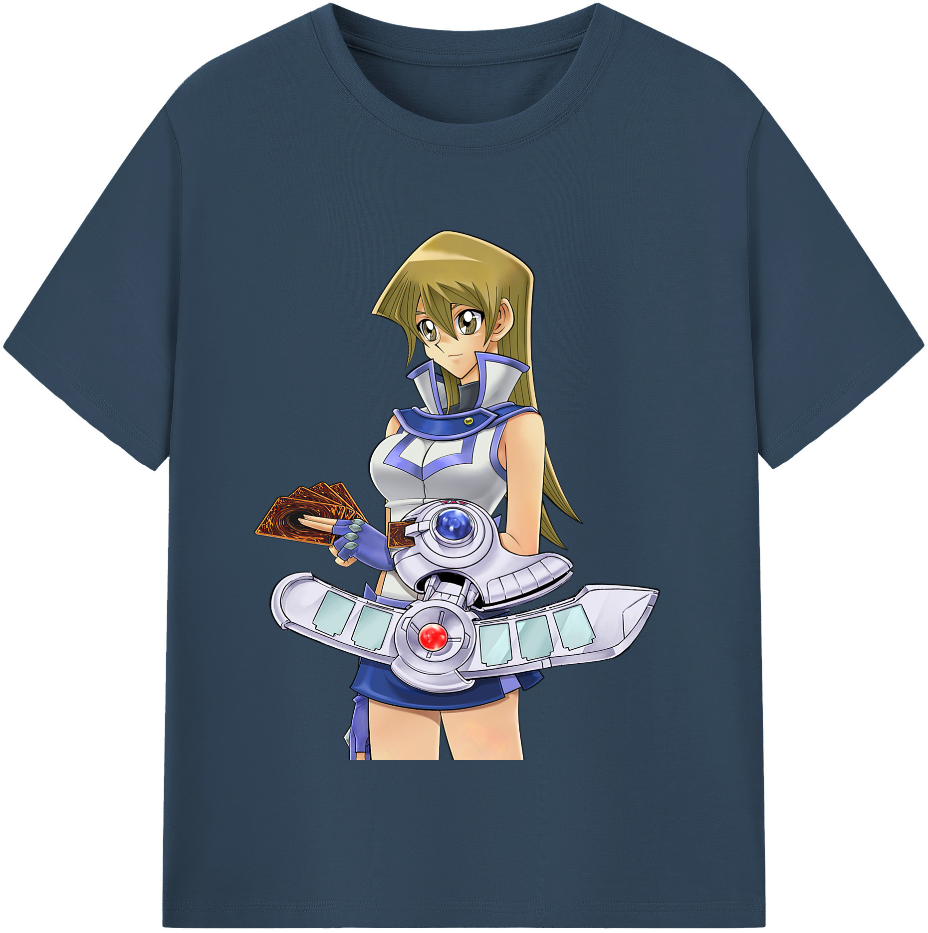 （画像用） 遊☆戯☆王 Yu-Gi-Oh! レディースカジュアルプリントTシャツ（綿100％）