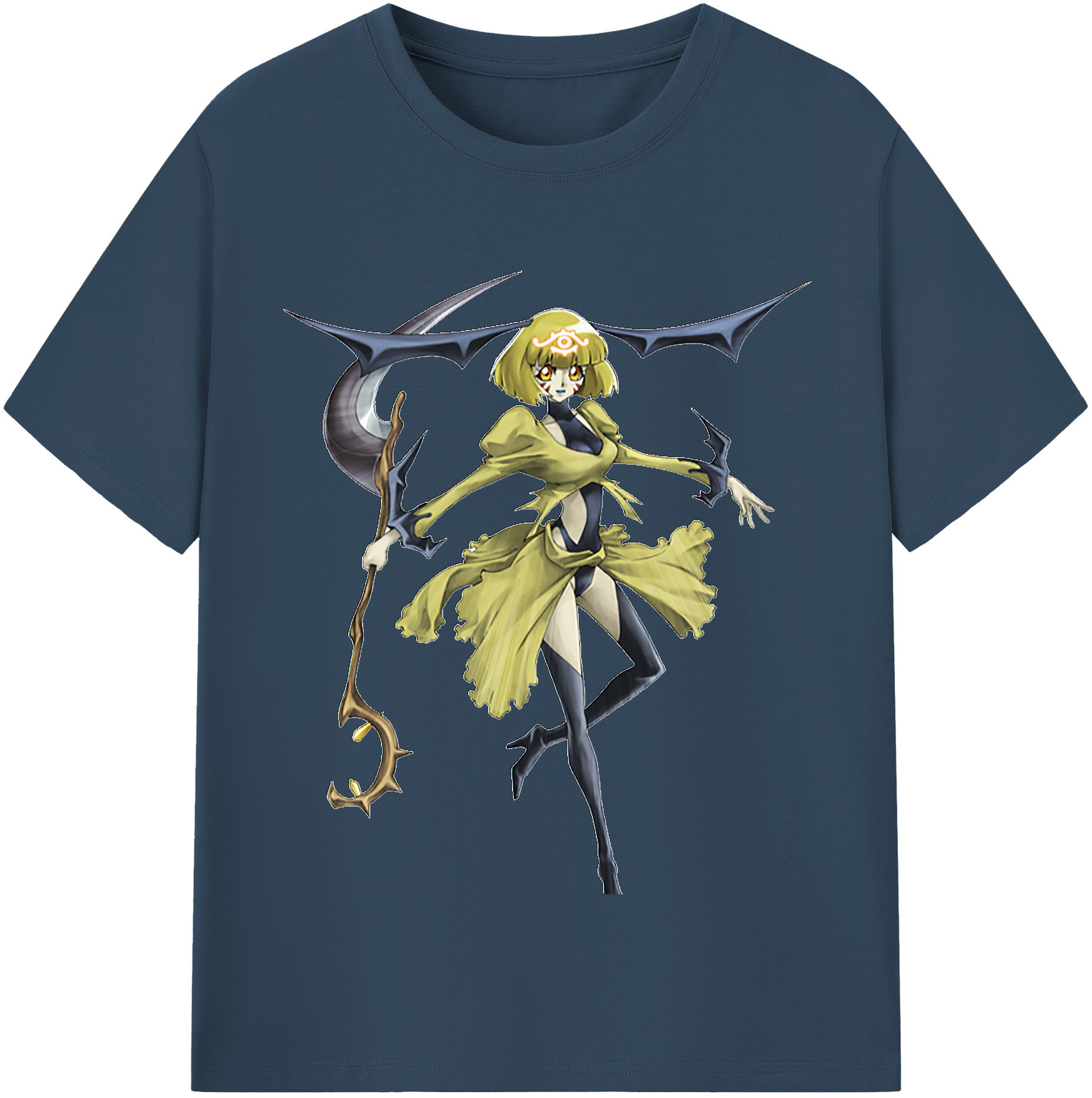 （画像用） 遊☆戯☆王 Yu-Gi-Oh! レディースカジュアルプリントTシャツ（綿100％）