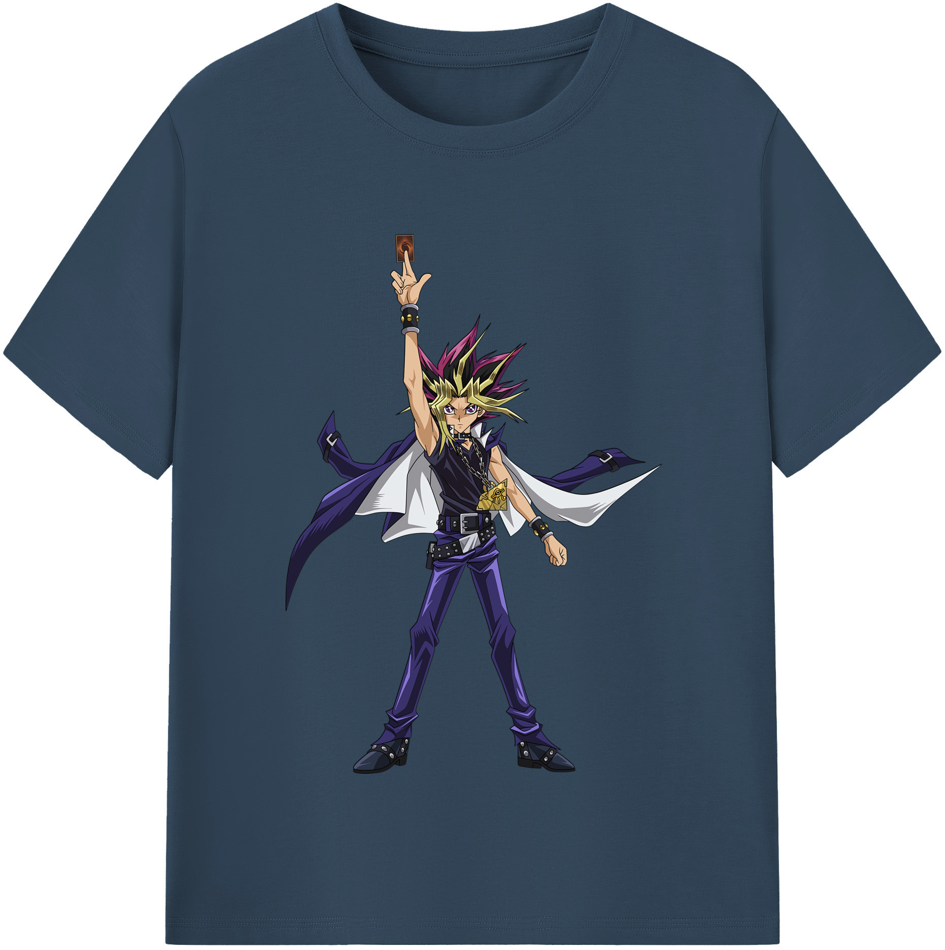 （画像用） 遊☆戯☆王 Yu-Gi-Oh! レディースカジュアルプリントTシャツ（綿100％）