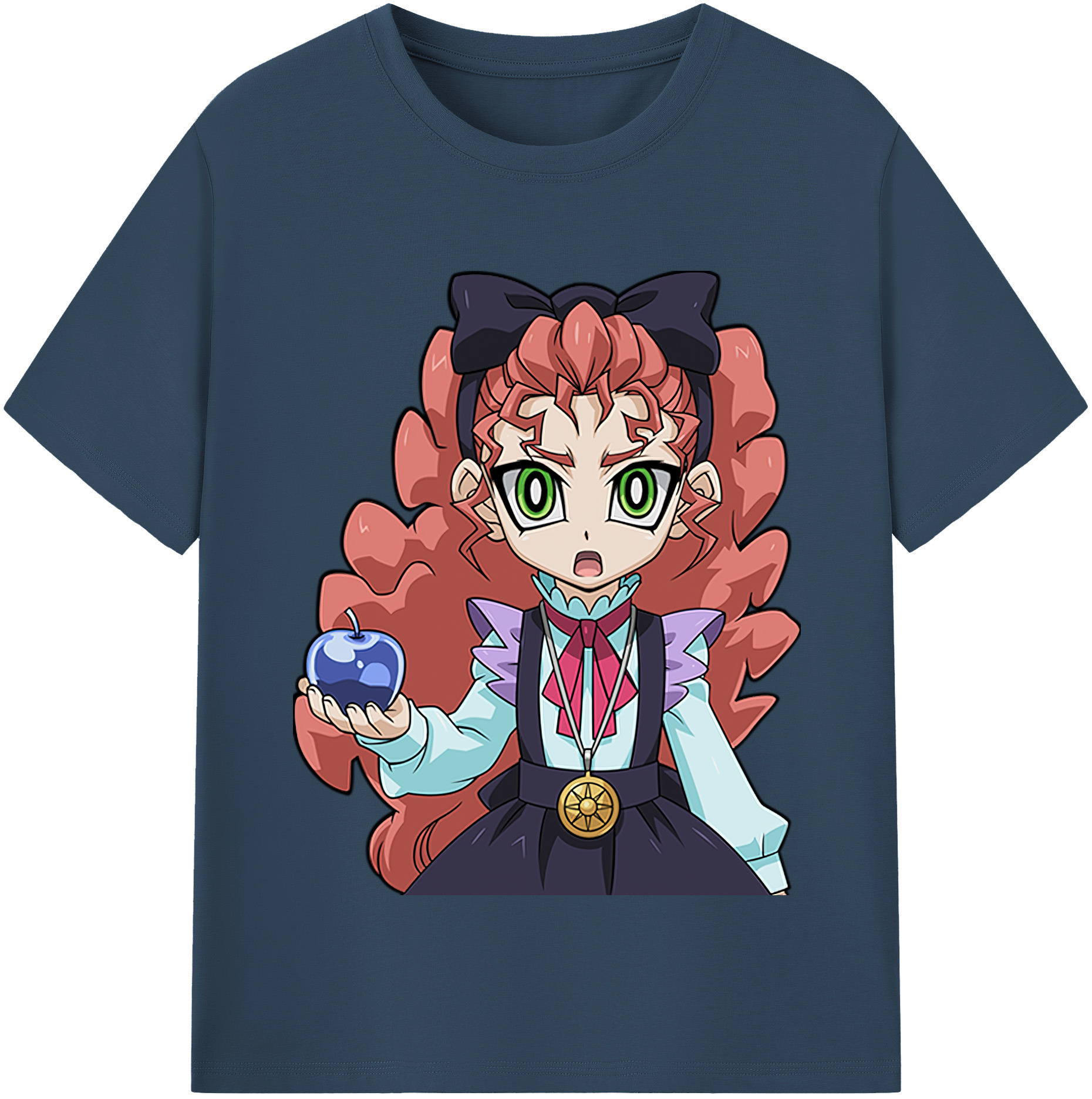 （画像用） 遊☆戯☆王 Yu-Gi-Oh! レディースカジュアルプリントTシャツ（綿100％）