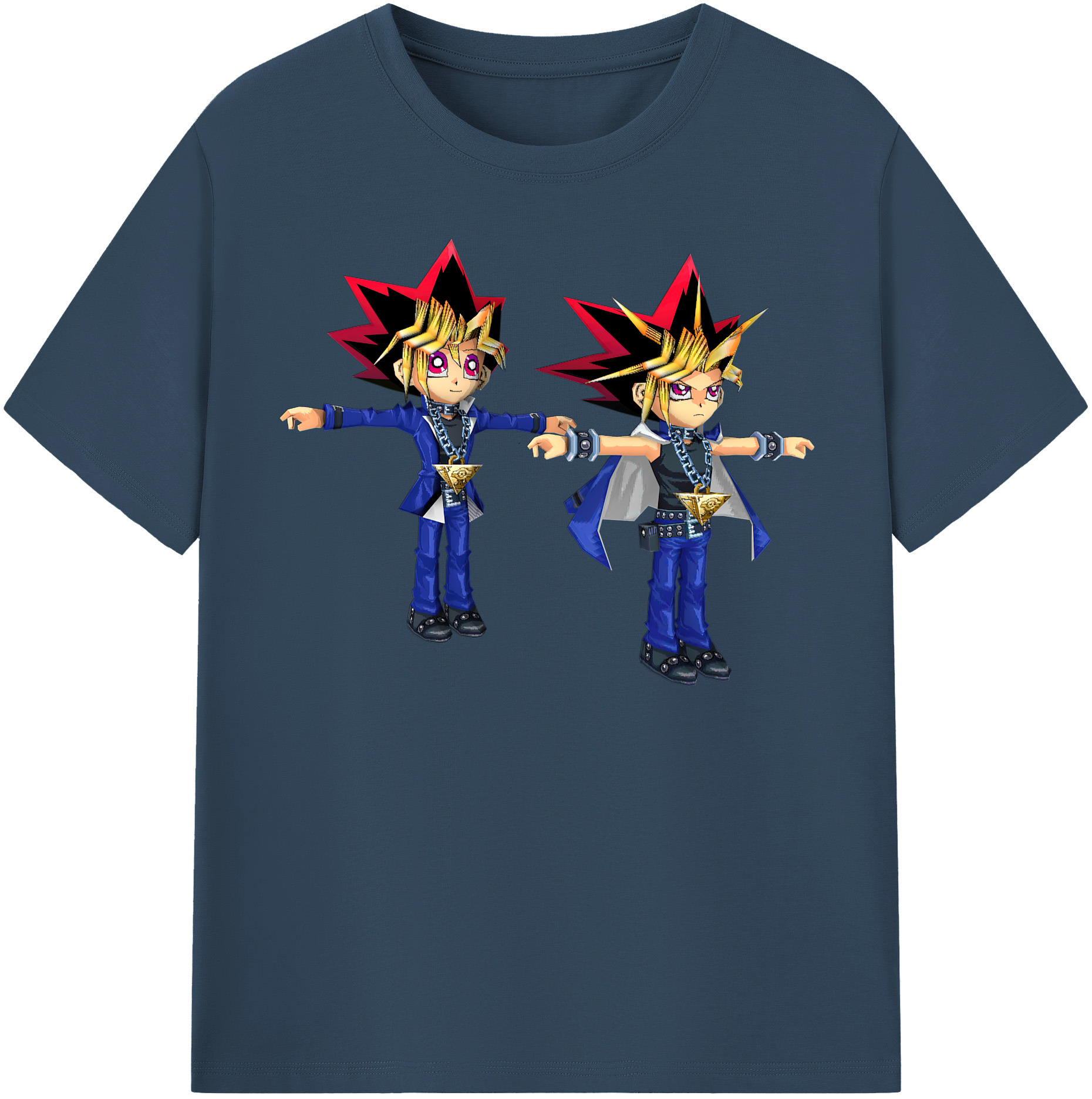 （画像用） 遊☆戯☆王 Yu-Gi-Oh! レディースカジュアルプリントTシャツ（綿100％）
