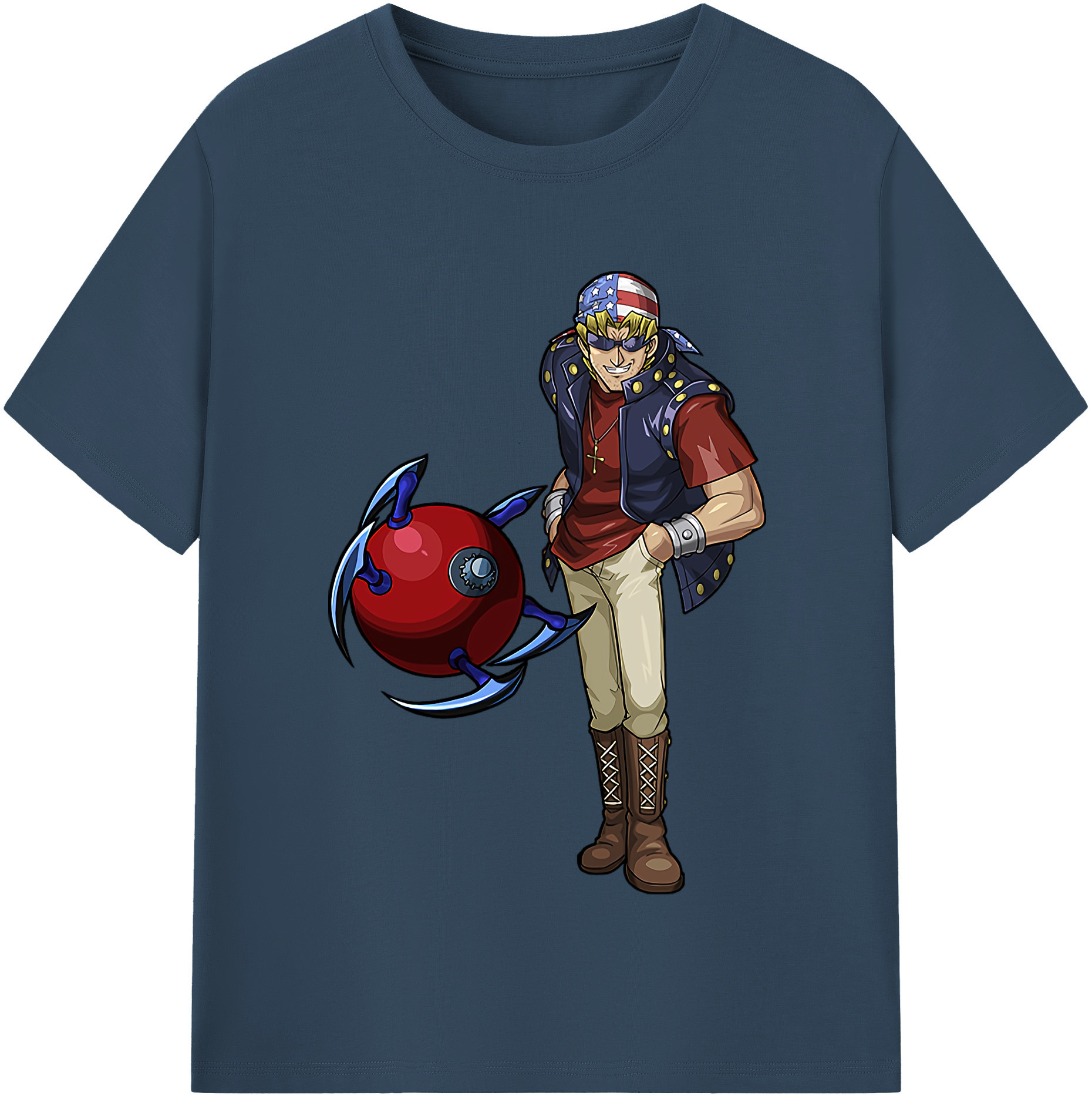 （画像用） 遊☆戯☆王 Yu-Gi-Oh! レディースカジュアルプリントTシャツ（綿100％）