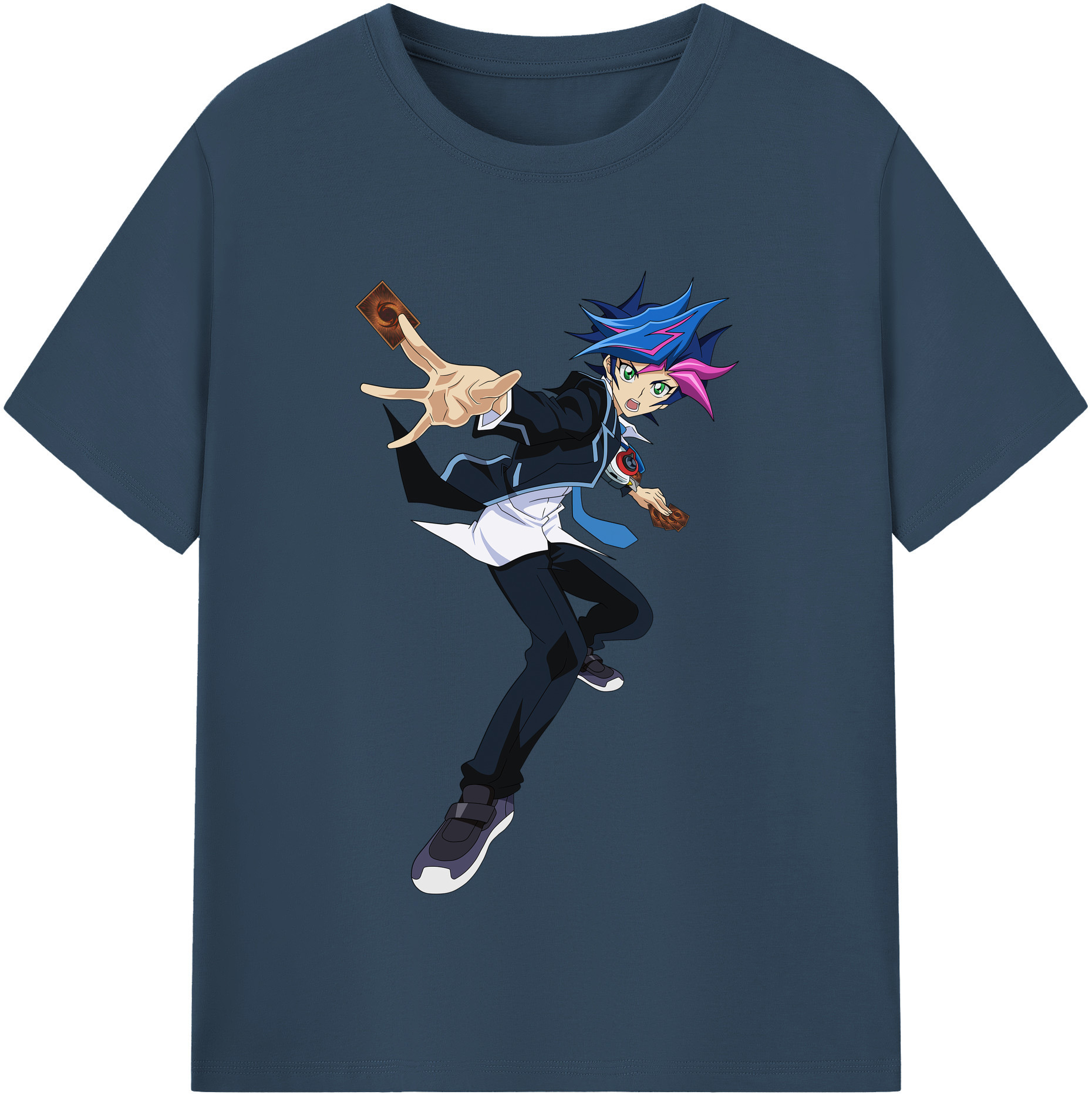 （画像用） 遊☆戯☆王 Yu-Gi-Oh! レディースカジュアルプリントTシャツ（綿100％）