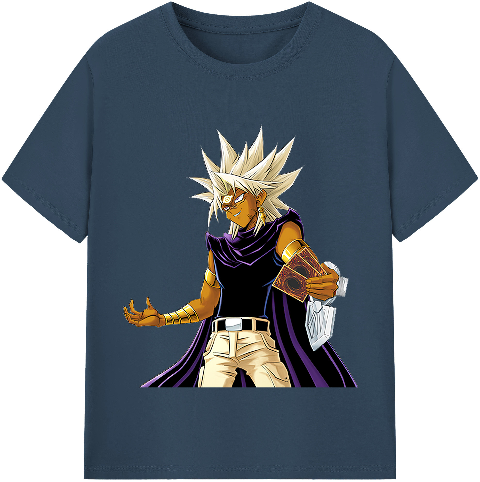 （画像用） 遊☆戯☆王 Yu-Gi-Oh! レディースカジュアルプリントTシャツ（綿100％）