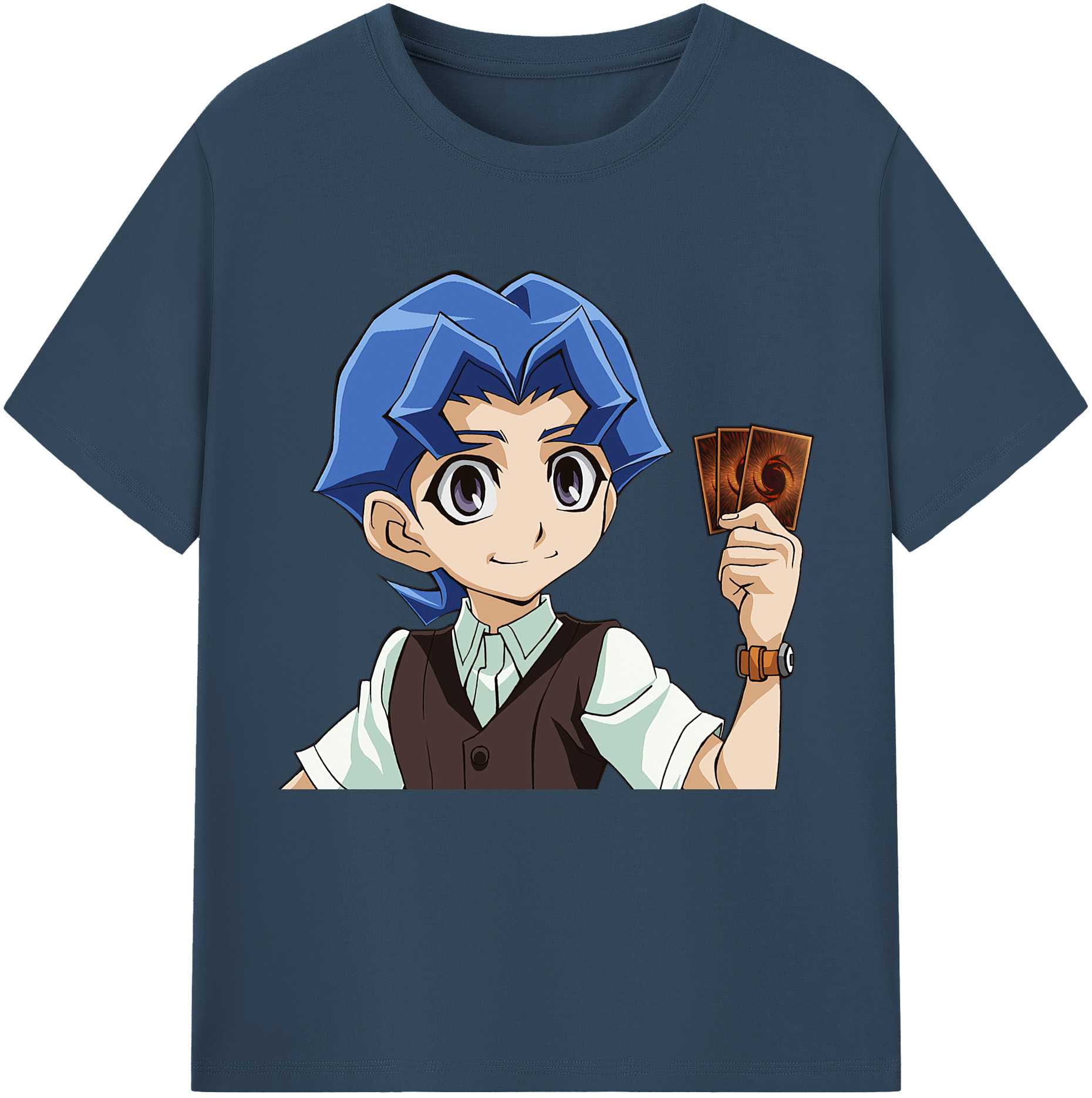 （画像用） 遊☆戯☆王 Yu-Gi-Oh! レディースカジュアルプリントTシャツ（綿100％）