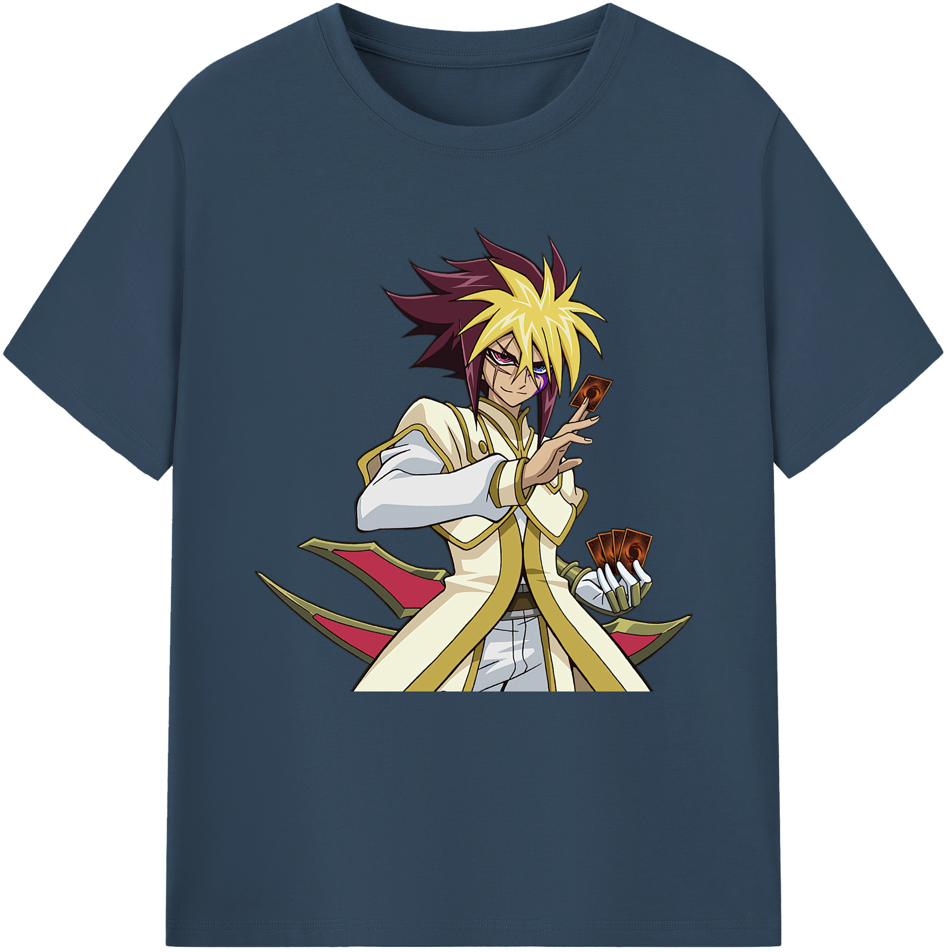 （画像用） 遊☆戯☆王 Yu-Gi-Oh! レディースカジュアルプリントTシャツ（綿100％）