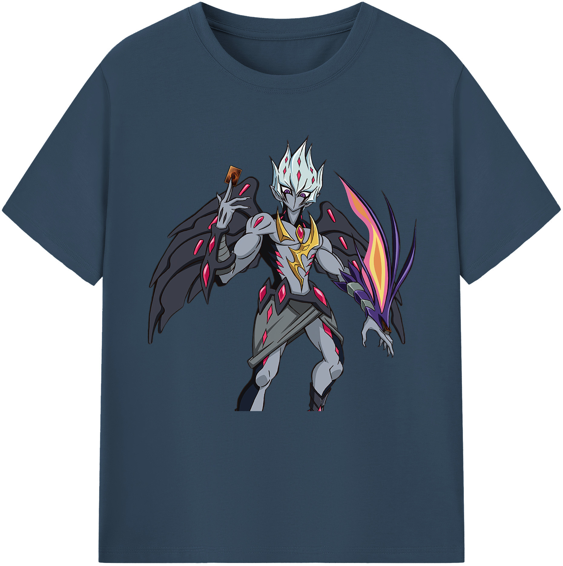 （画像用） 遊☆戯☆王 Yu-Gi-Oh! レディースカジュアルプリントTシャツ（綿100％）