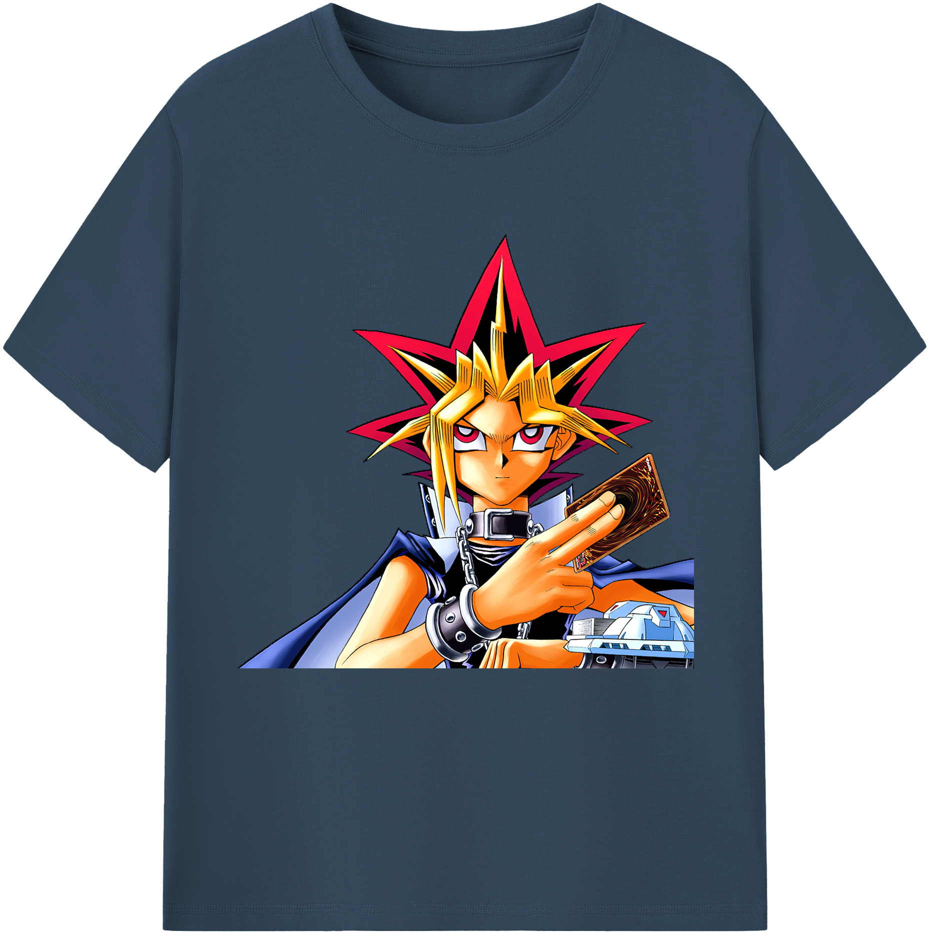 （画像用） 遊☆戯☆王 Yu-Gi-Oh! レディースカジュアルプリントTシャツ（綿100％）