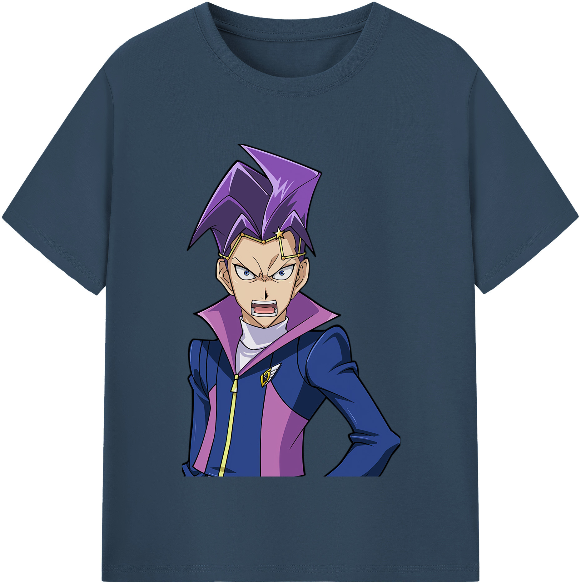 （画像用） 遊☆戯☆王 Yu-Gi-Oh! レディースカジュアルプリントTシャツ（綿100％）