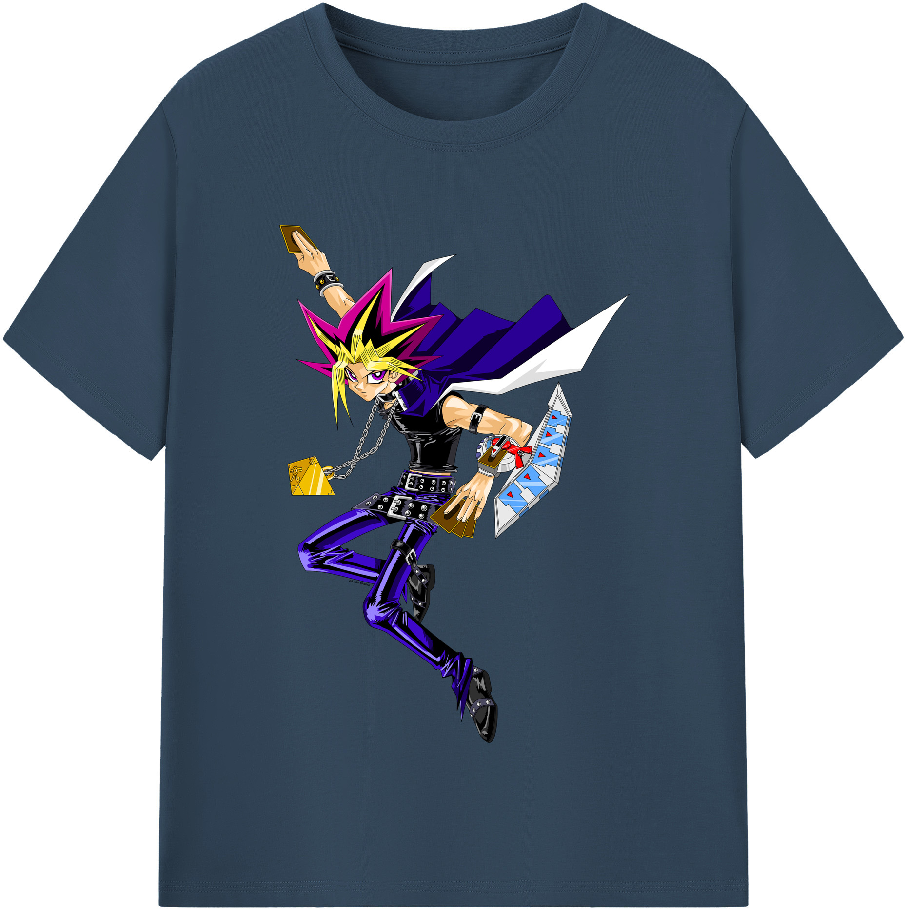 （画像用） 遊☆戯☆王 Yu-Gi-Oh! レディースカジュアルプリントTシャツ（綿100％）