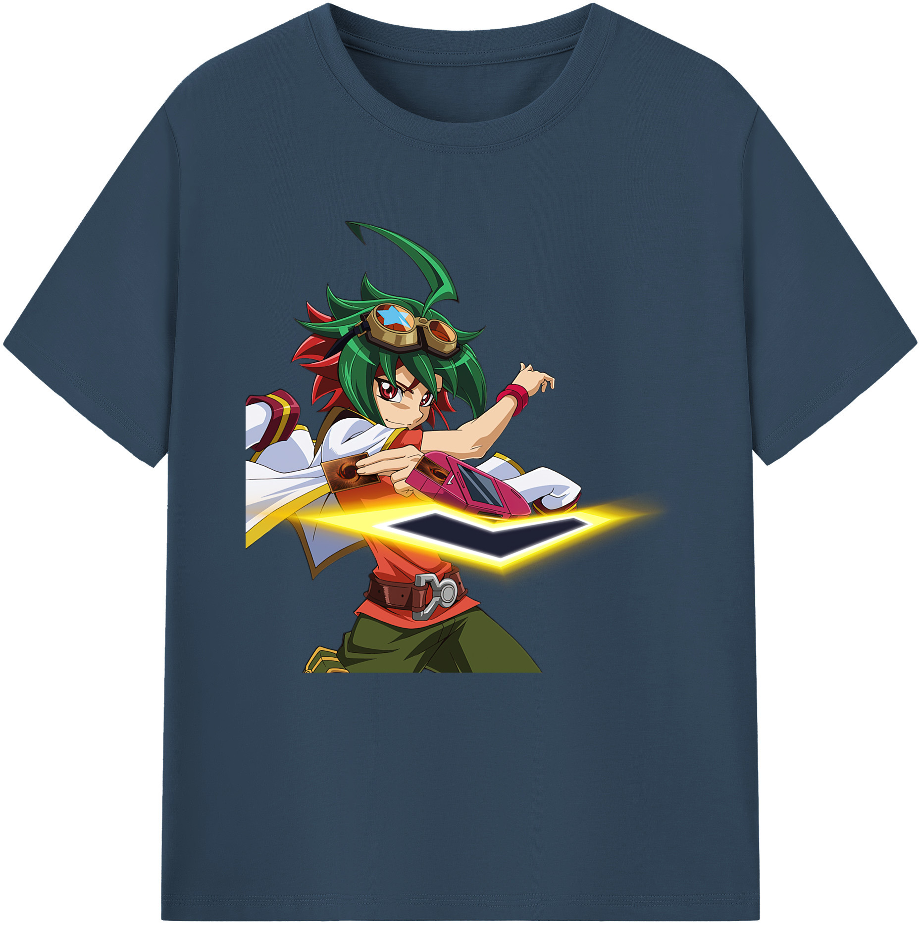 （画像用） 遊☆戯☆王 Yu-Gi-Oh! レディースカジュアルプリントTシャツ（綿100％）
