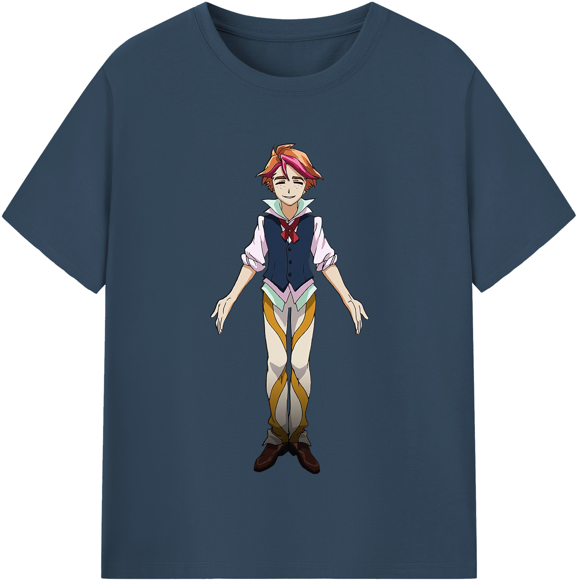 （画像用） 遊☆戯☆王 Yu-Gi-Oh! レディースカジュアルプリントTシャツ（綿100％）