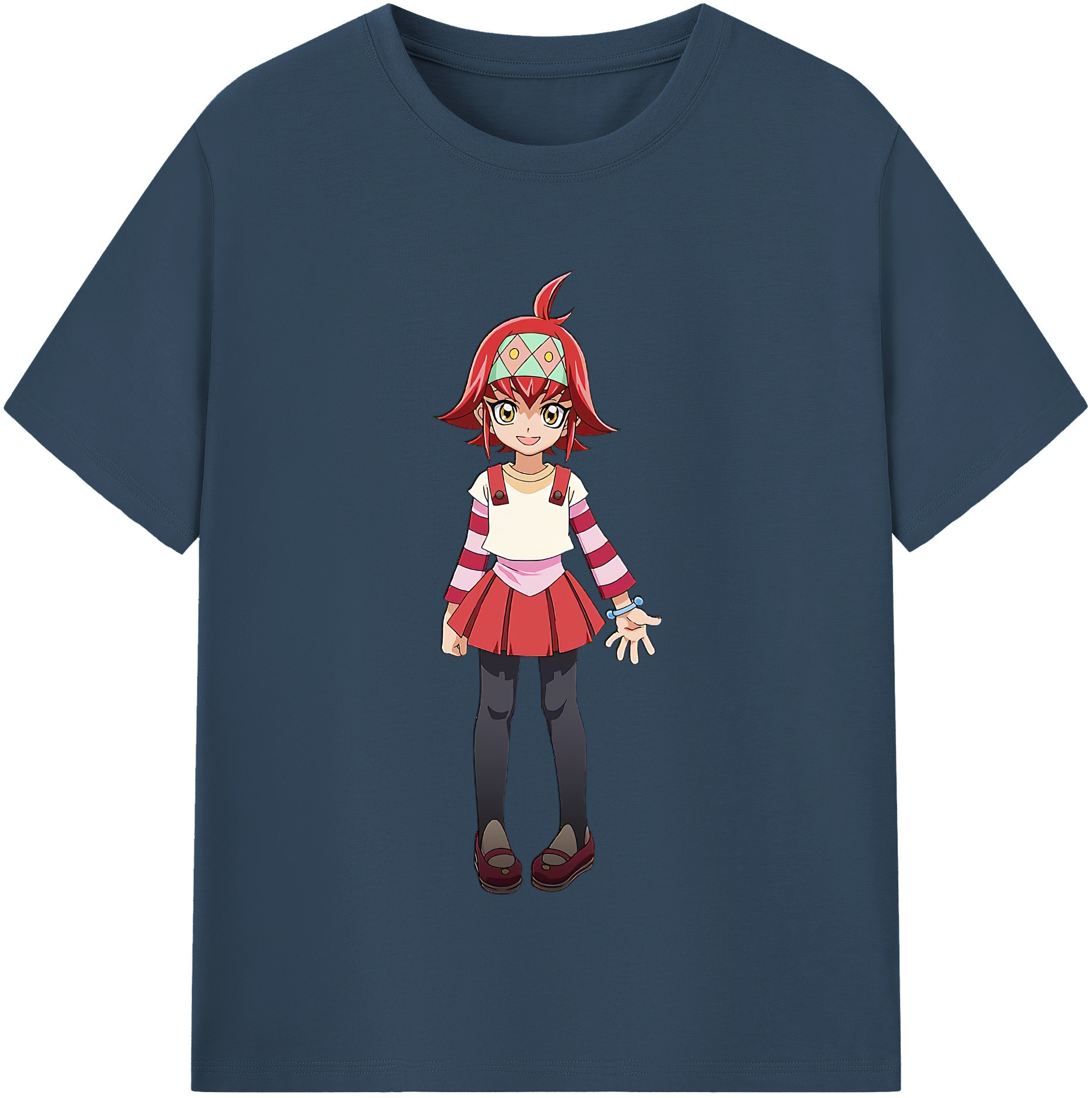 （画像用） 遊☆戯☆王 Yu-Gi-Oh! レディースカジュアルプリントTシャツ（綿100％）