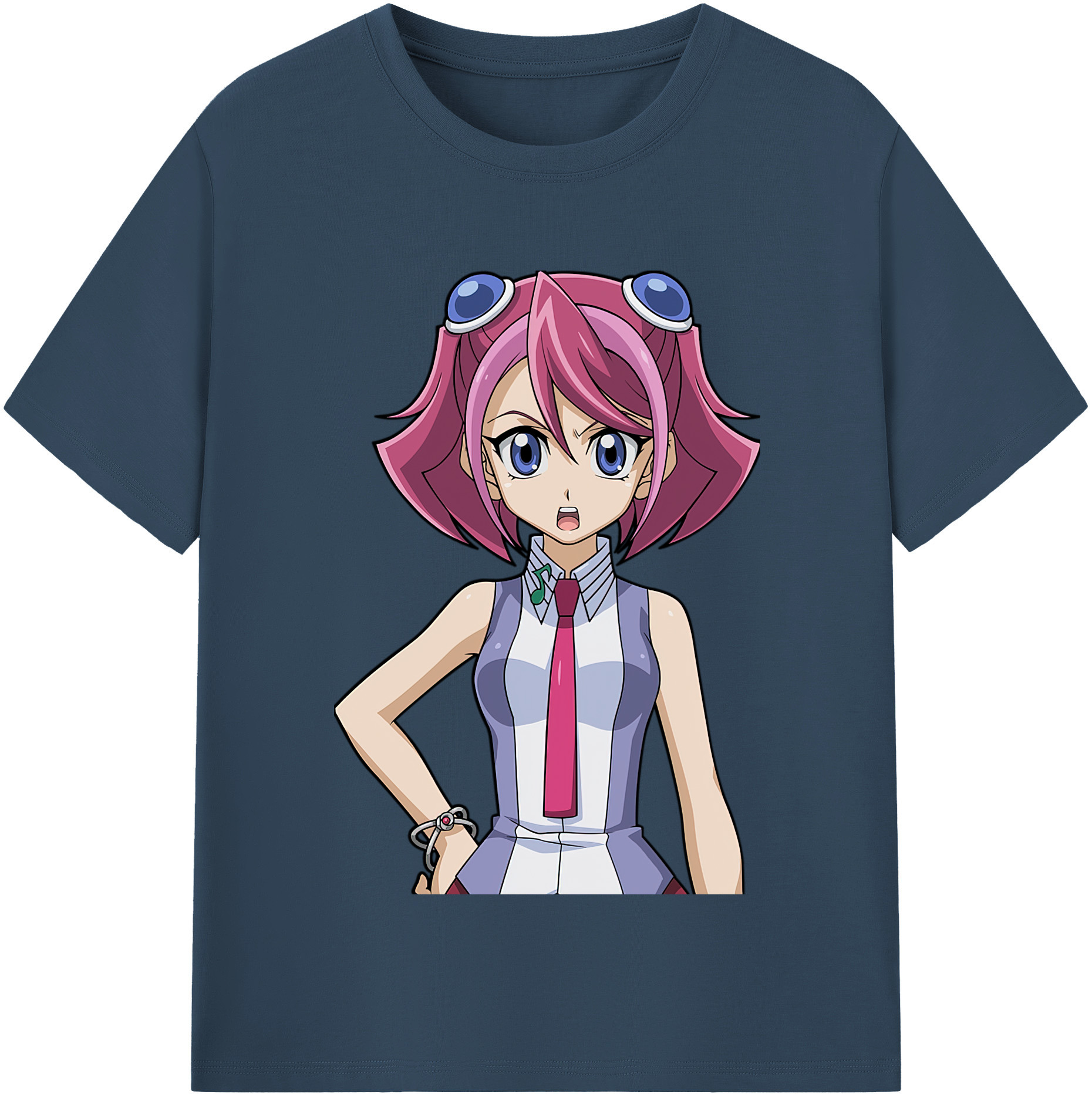 （画像用） 遊☆戯☆王 Yu-Gi-Oh! レディースカジュアルプリントTシャツ（綿100％）