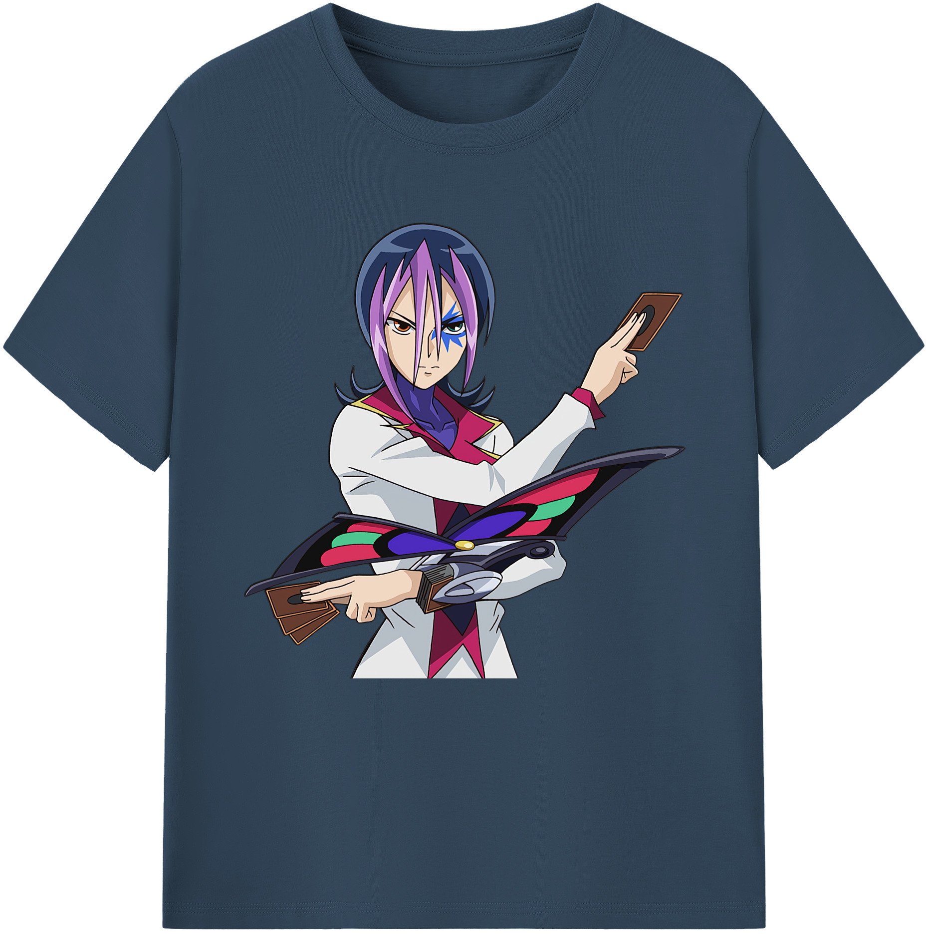 （画像用） 遊☆戯☆王 Yu-Gi-Oh! レディースカジュアルプリントTシャツ（綿100％）