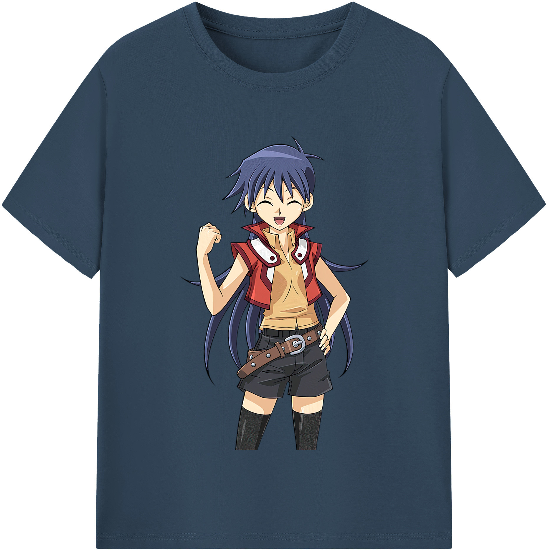 （画像用） 遊☆戯☆王 Yu-Gi-Oh! レディースカジュアルプリントTシャツ（綿100％）