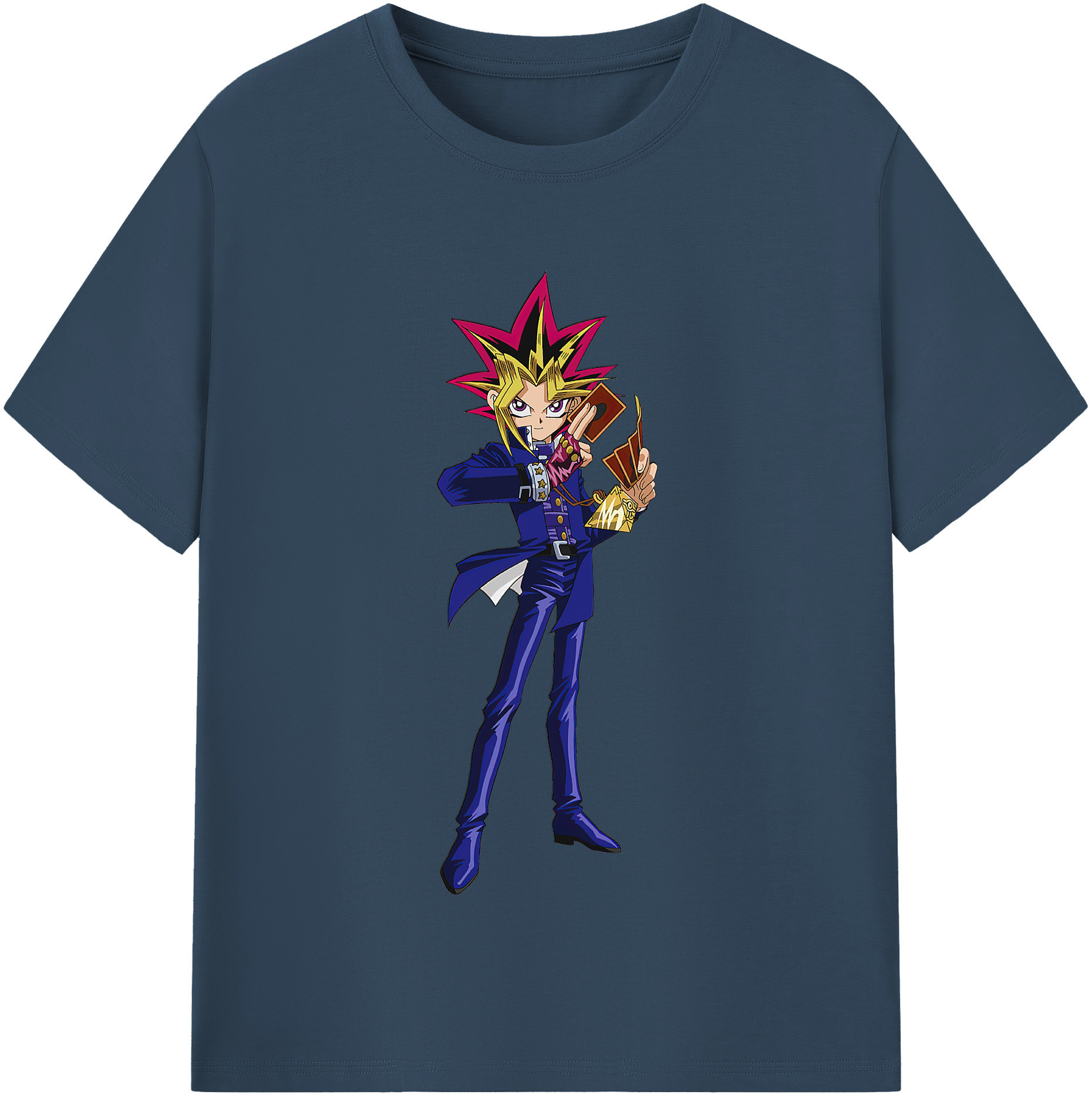 （画像用） 遊☆戯☆王 Yu-Gi-Oh! レディースカジュアルプリントTシャツ（綿100％）